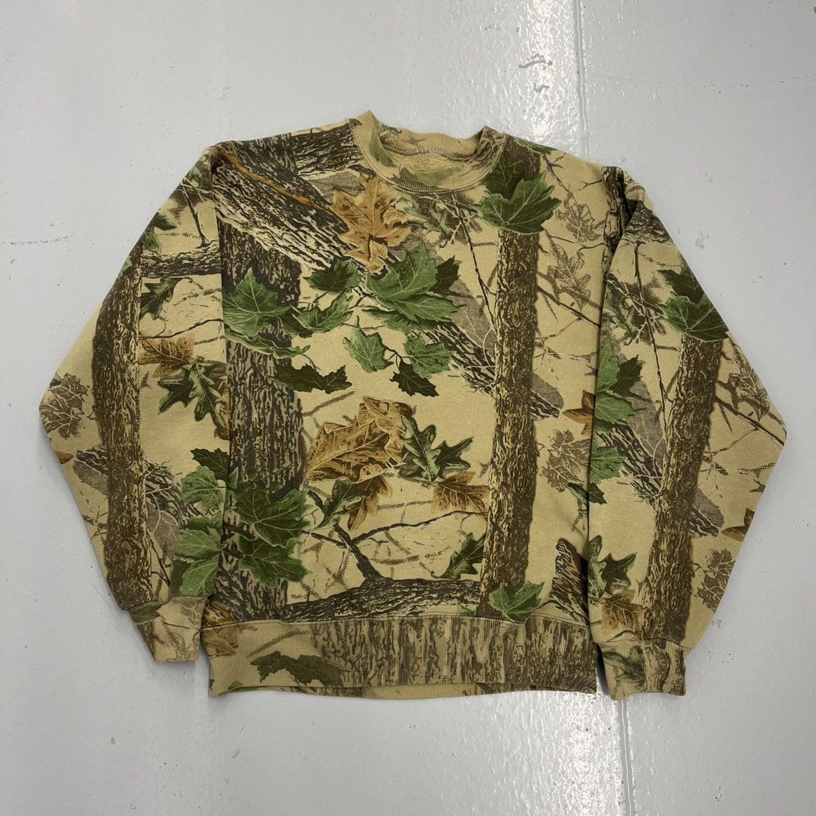 Other Vintage 90s Realtree Camo Blank Cotton Sweatshirt Size US M / EU 48-50 / 2 - 1 Thumbnail