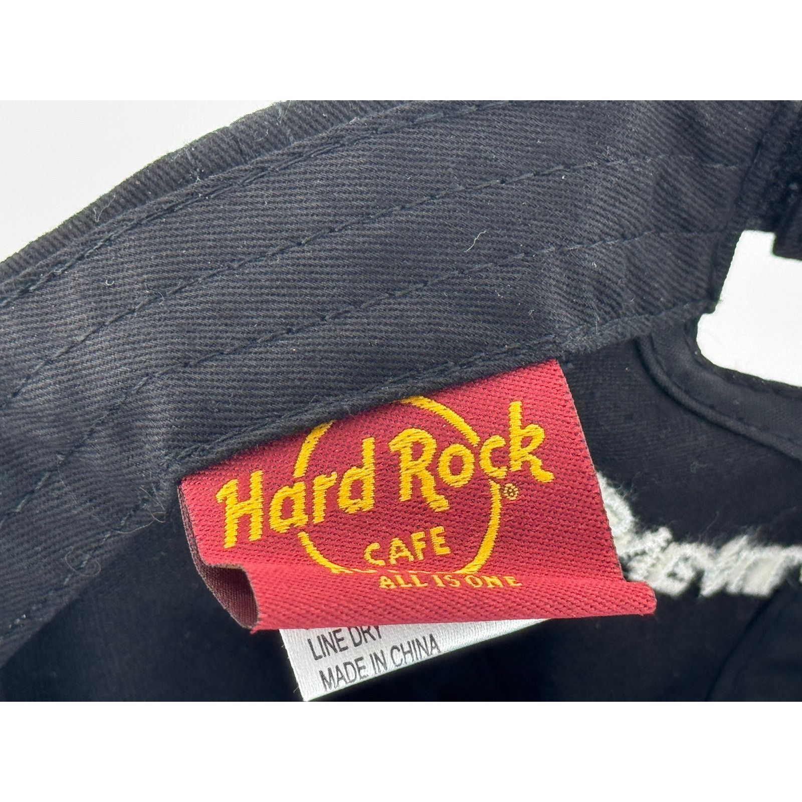 Hard Rock Cafe New Hard Rock Cafe Hat - Logo Strapback Dad Cap Size ONE SIZE - 9 Thumbnail