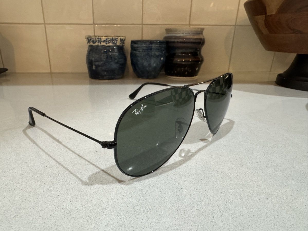RayBan RayBan Black Aviators Size ONE SIZE - 3 Thumbnail