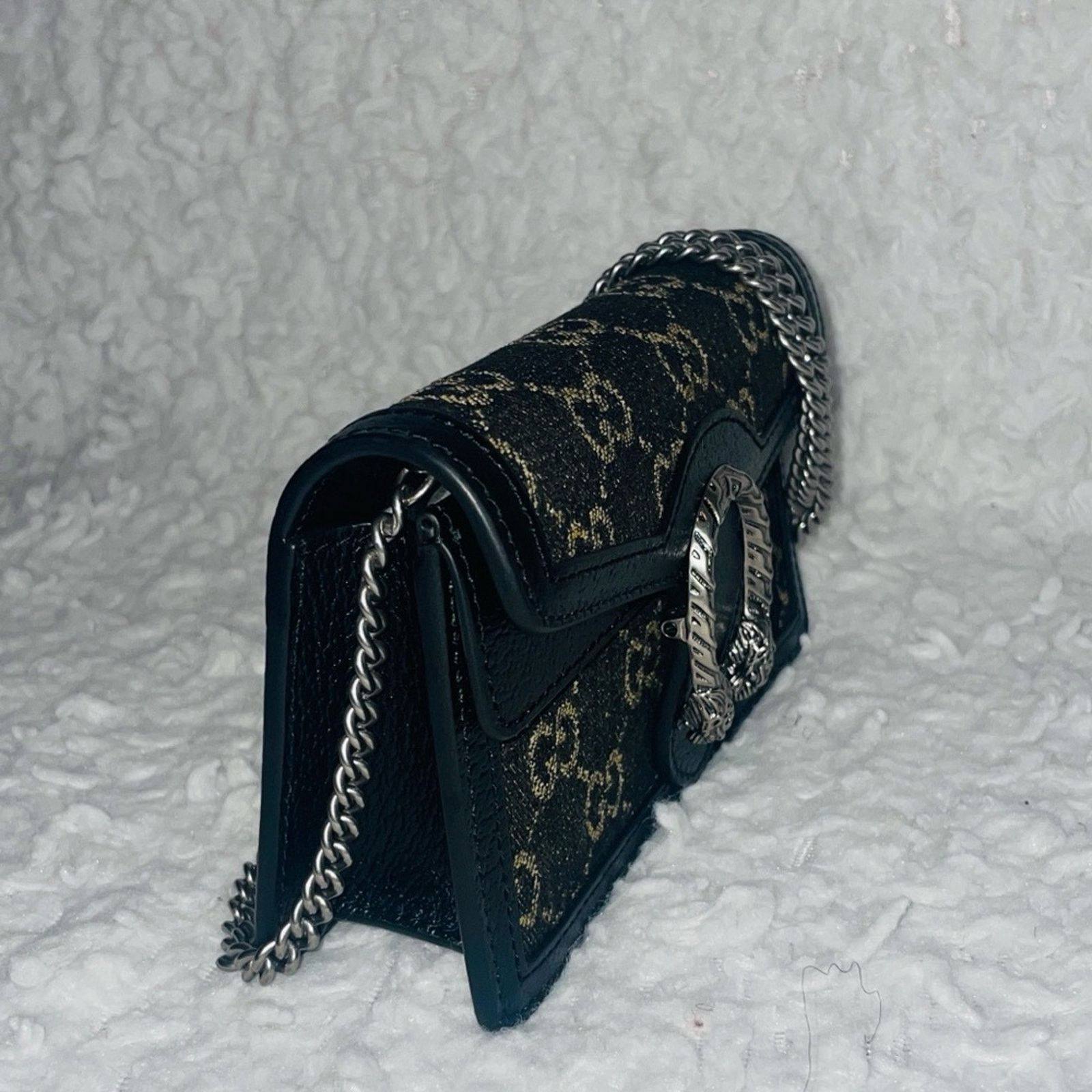 Gucci Gucci Dionysus Super Mini GG Denim Bag Size ONE SIZE - 5 Thumbnail