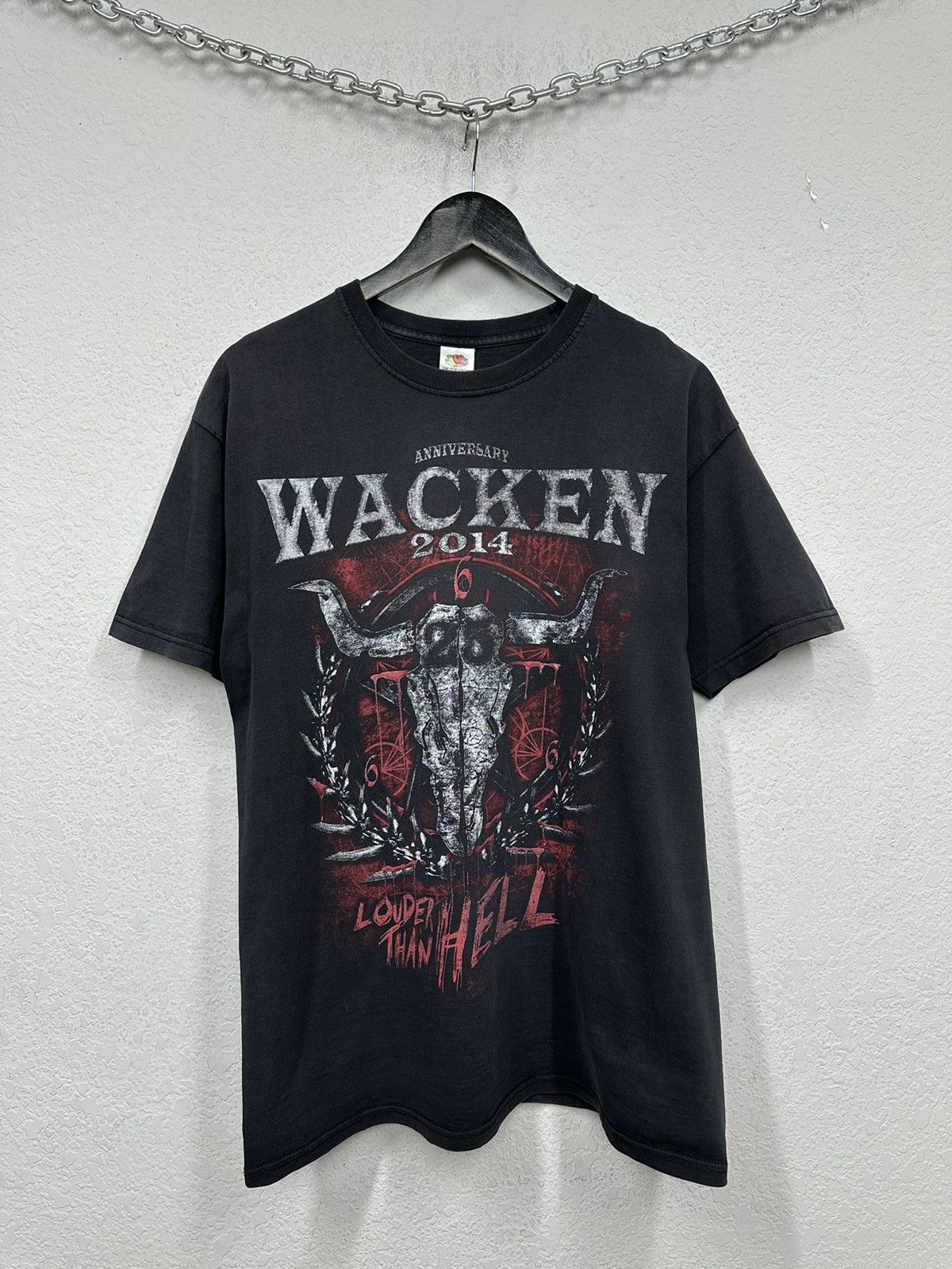Fruit Of The Loom Wacken BLACK STAGE 2007 Festival T-Shirt WOA Dimmu Borgir Size US L / EU 52-54 / 3 - 3 Thumbnail