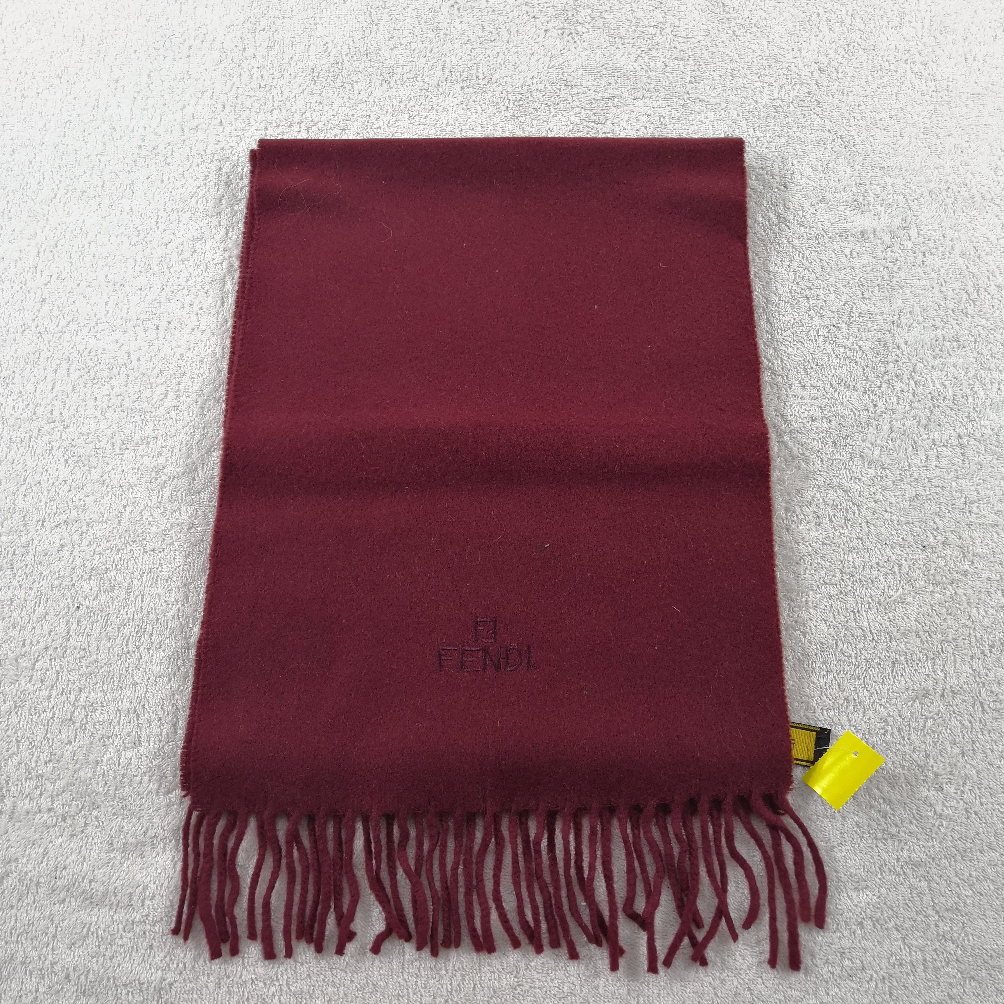 Japanese Brand Vintage Fendi Scarf Wool Cashmere Scarves. Size ONE SIZE - 2 Thumbnail