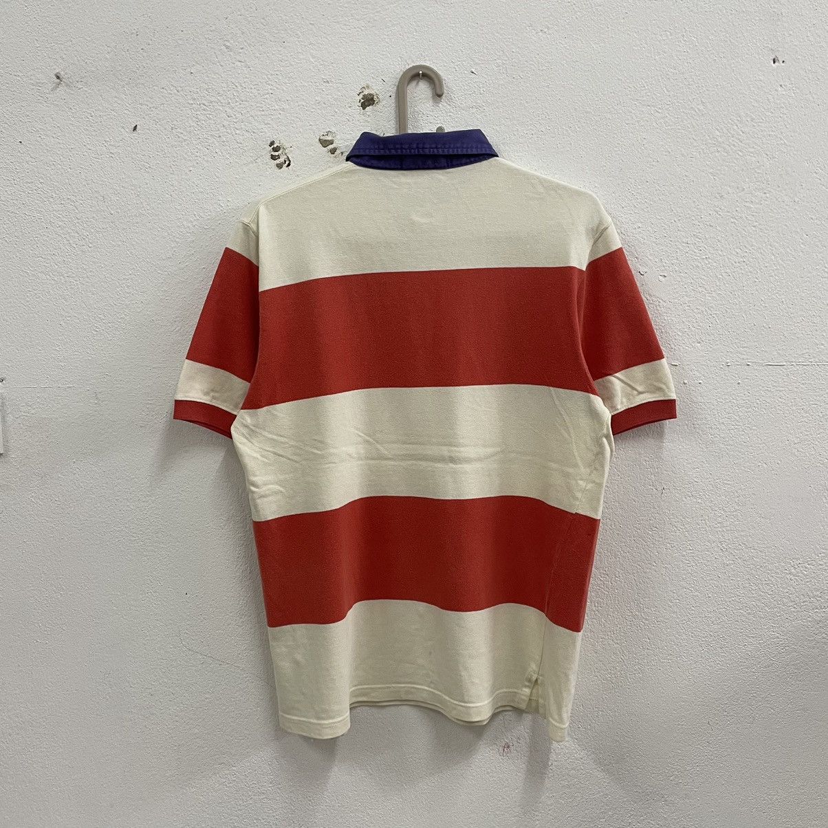 Polo Ralph Lauren × Vintage 🔥Polo Ralph Lauren Small Pony Striped Rugby Polos Shirts Size US L / EU 52-54 / 3 - 2 Thumbnail