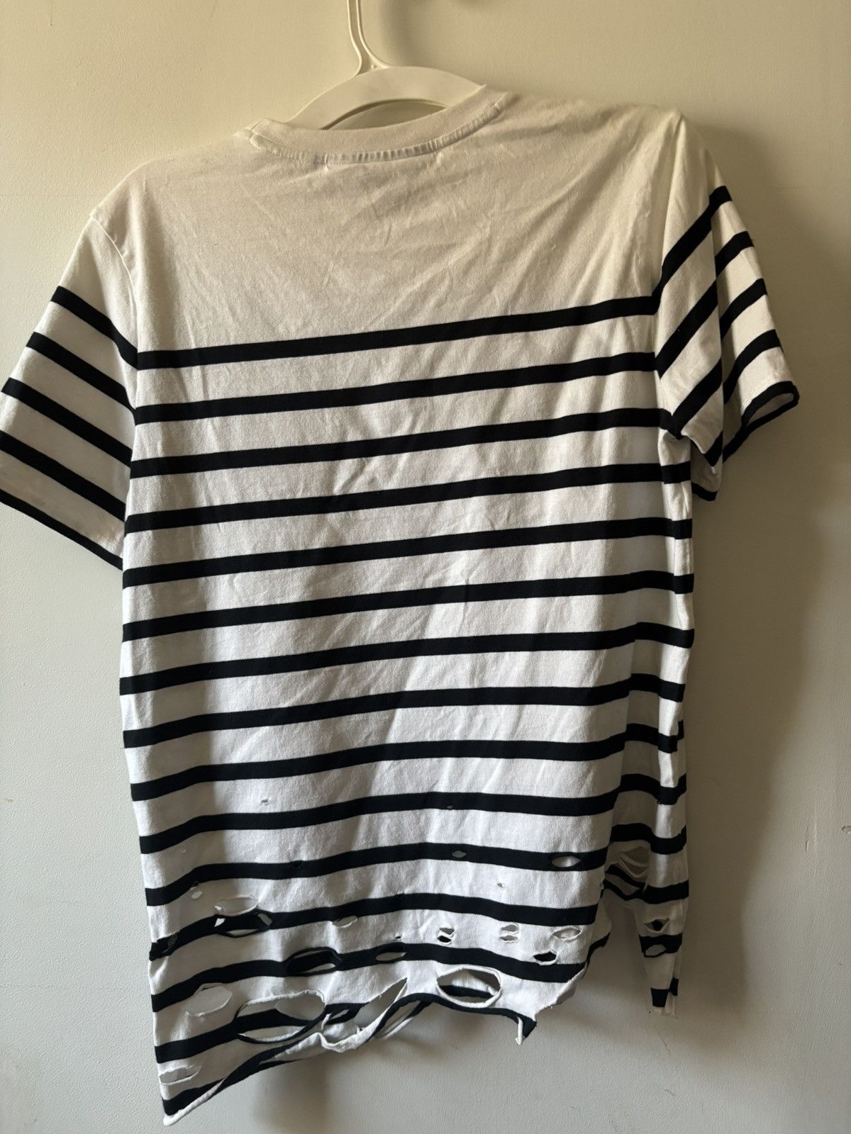 Balmain × Puma Balmain x puma distressed tee shirt Size S / US 4 / IT 40 - 4 Thumbnail
