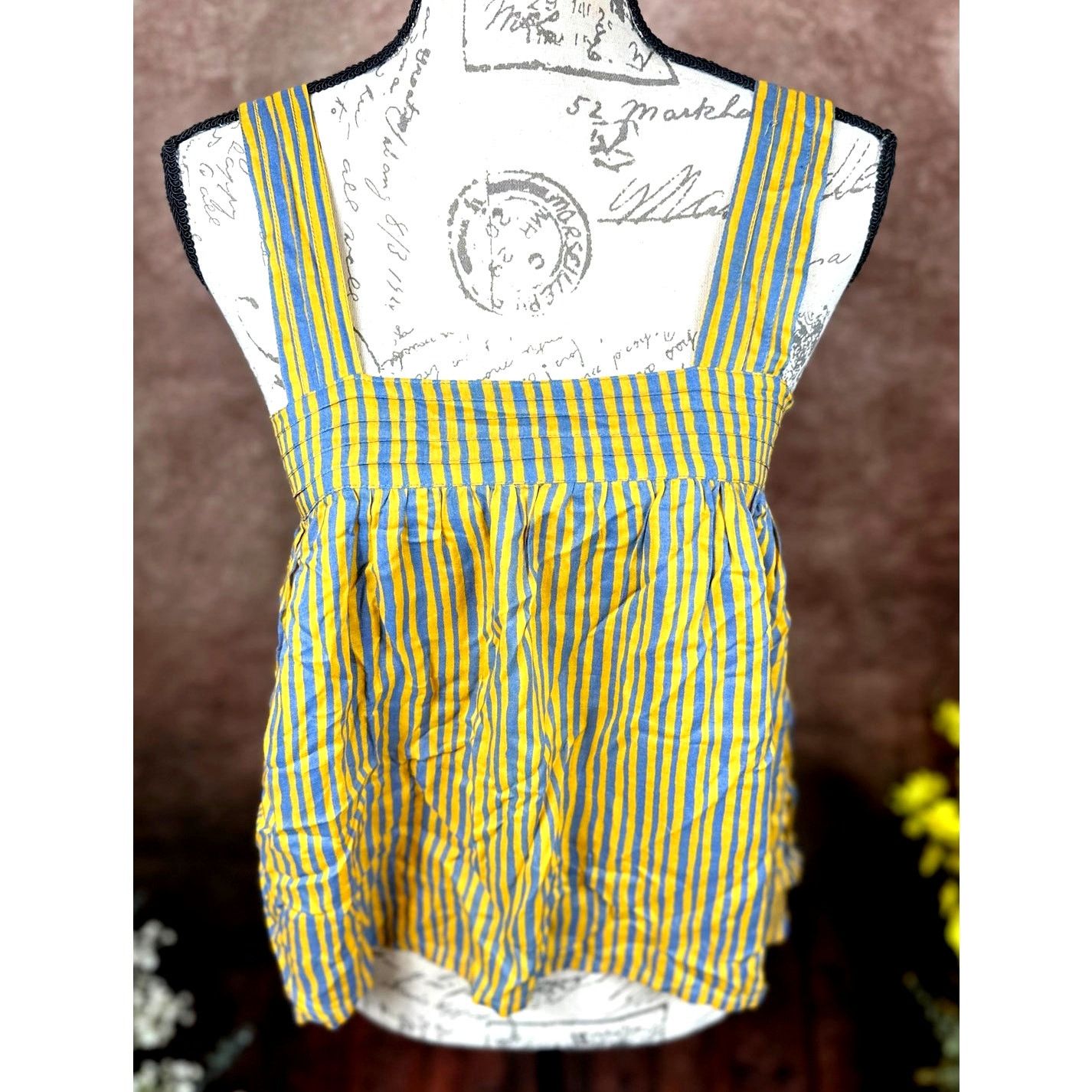 Natalie Martin Natalie Martin Jasmine Top Painted Stripe Dandelion size XS Size XS / US 0-2 / IT 36-38 - 3 Thumbnail