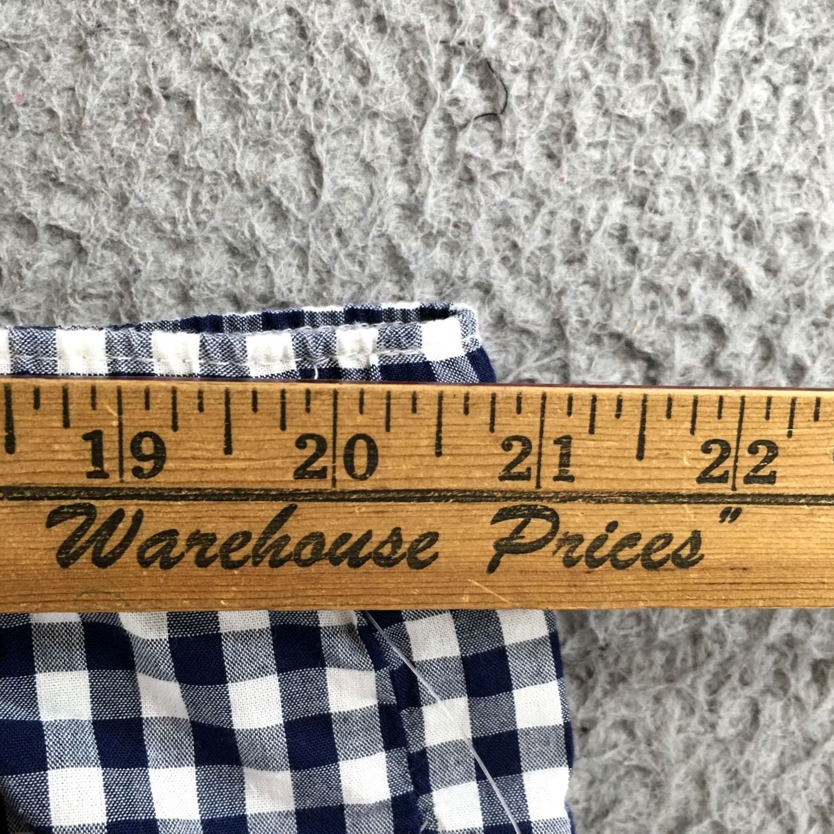 Old Navy Old Navy Lounge Shorts Women XL Blue White Gingham Elastic Waist Drawstring NEW Size 40" / US 18 - 5 Thumbnail