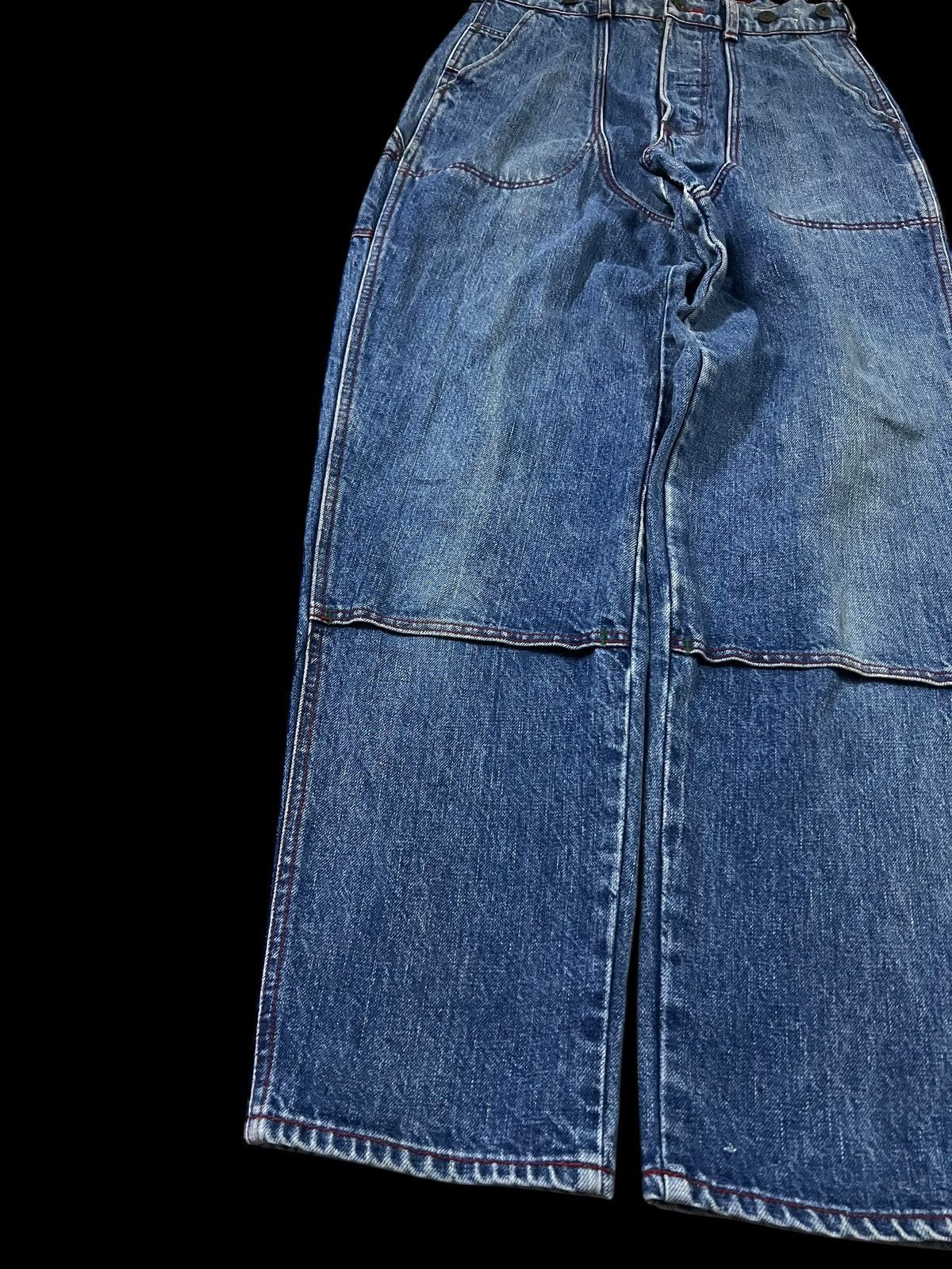 Casey Casey × Vintage × Wrangler 💥Baggy💥Vintage 80’s Casey Jones CJO X Wrangler Very Rare Size US 28 / EU 44 - 3 Thumbnail