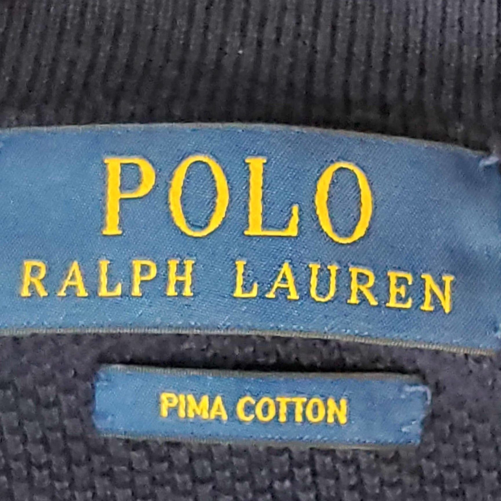 Ralph Lauren Polo Ralph Lauren Pima Sweater Mens 2XL Navy Blue Orange Pony 1/4 Zip XXL Knit Pullover Mock Neck Carded? Size US XXL / EU 58 / 5 - 2 Thumbnail