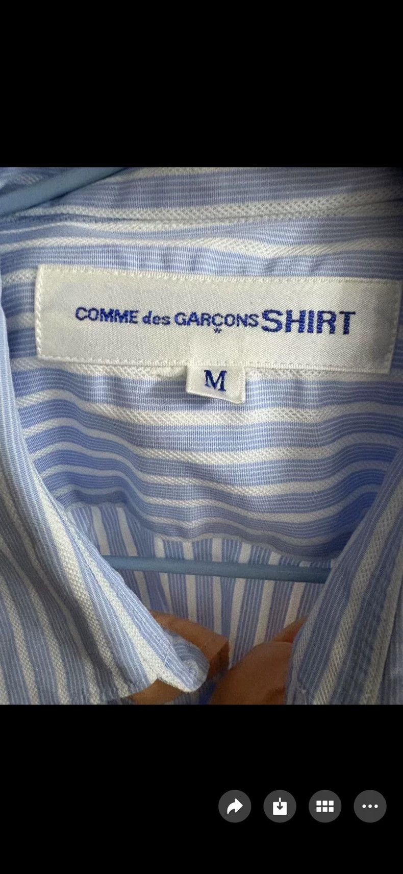 Comme des Garcons Comme Des Garcons Striped shirts made in France Size US M / EU 48-50 / 2 - 3 Thumbnail