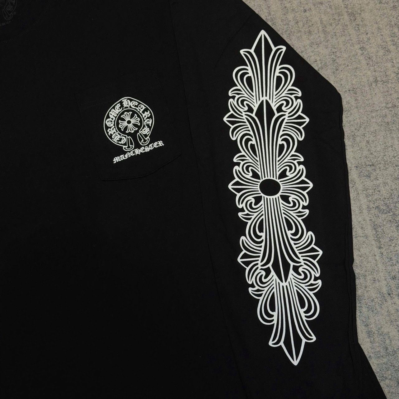 Chrome Hearts Chrome Hearts Manchester L/S t shirt black Size US XL / EU 56 / 4 - 3 Thumbnail
