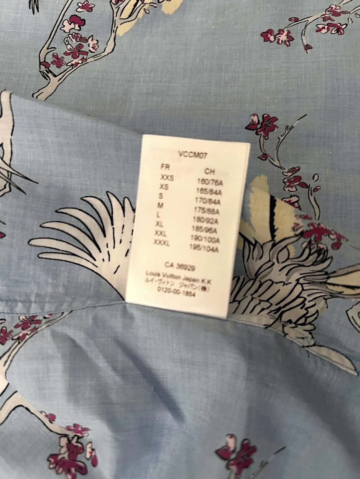 Louis Vuitton Louis Vuitton Crane Shirt Size US S / EU 44-46 / 1 - 8 Thumbnail