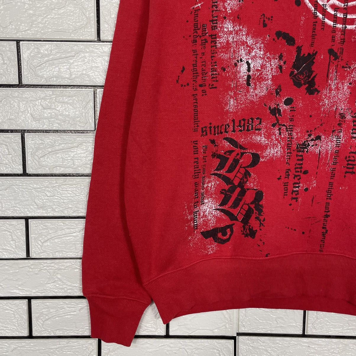 Japanese Brand Bad Boy Big Print Red Sweatshirt Size US M / EU 48-50 / 2 - 3 Thumbnail