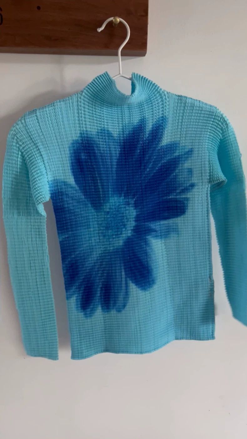 Issey Miyake Issey Miyake size:2 Half-high neck long-sleeved T-shirt Size XS / US 0-2 / IT 36-38 - 1 Thumbnail