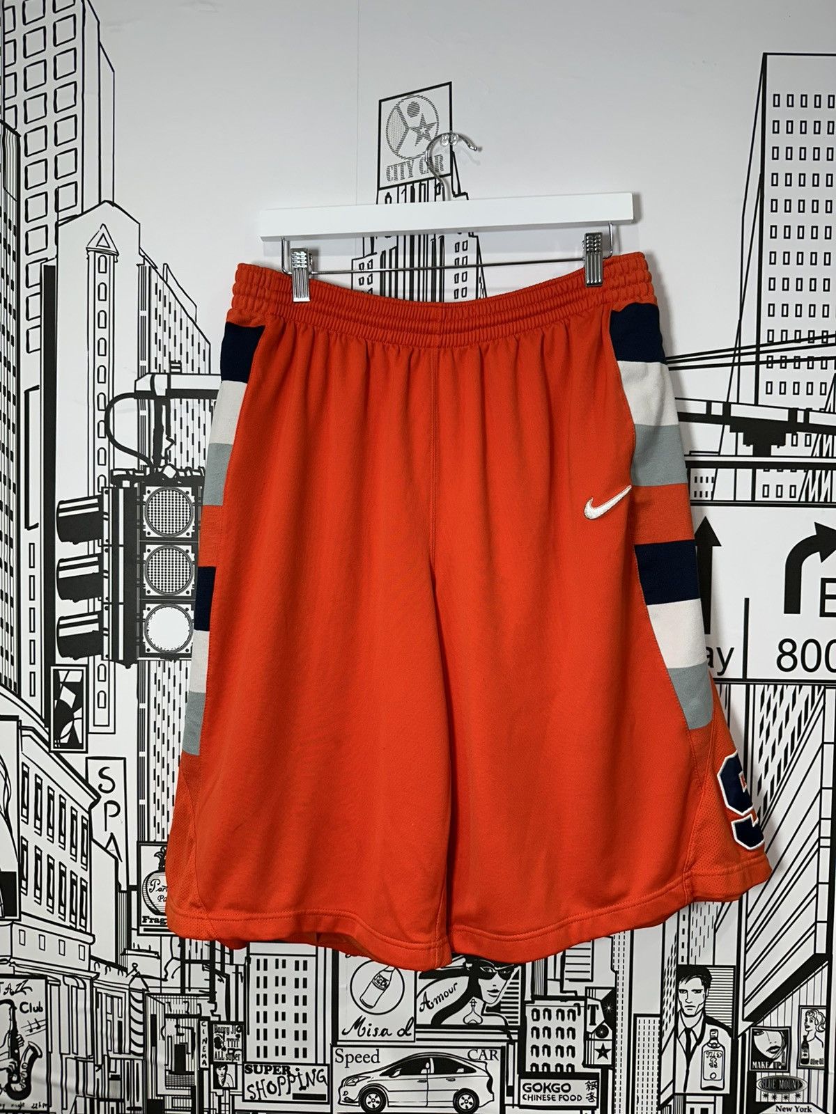 Nike Nike Syracuse Team Basketball Shorts XL Orange Size US 36 / EU 52 - 1 Thumbnail