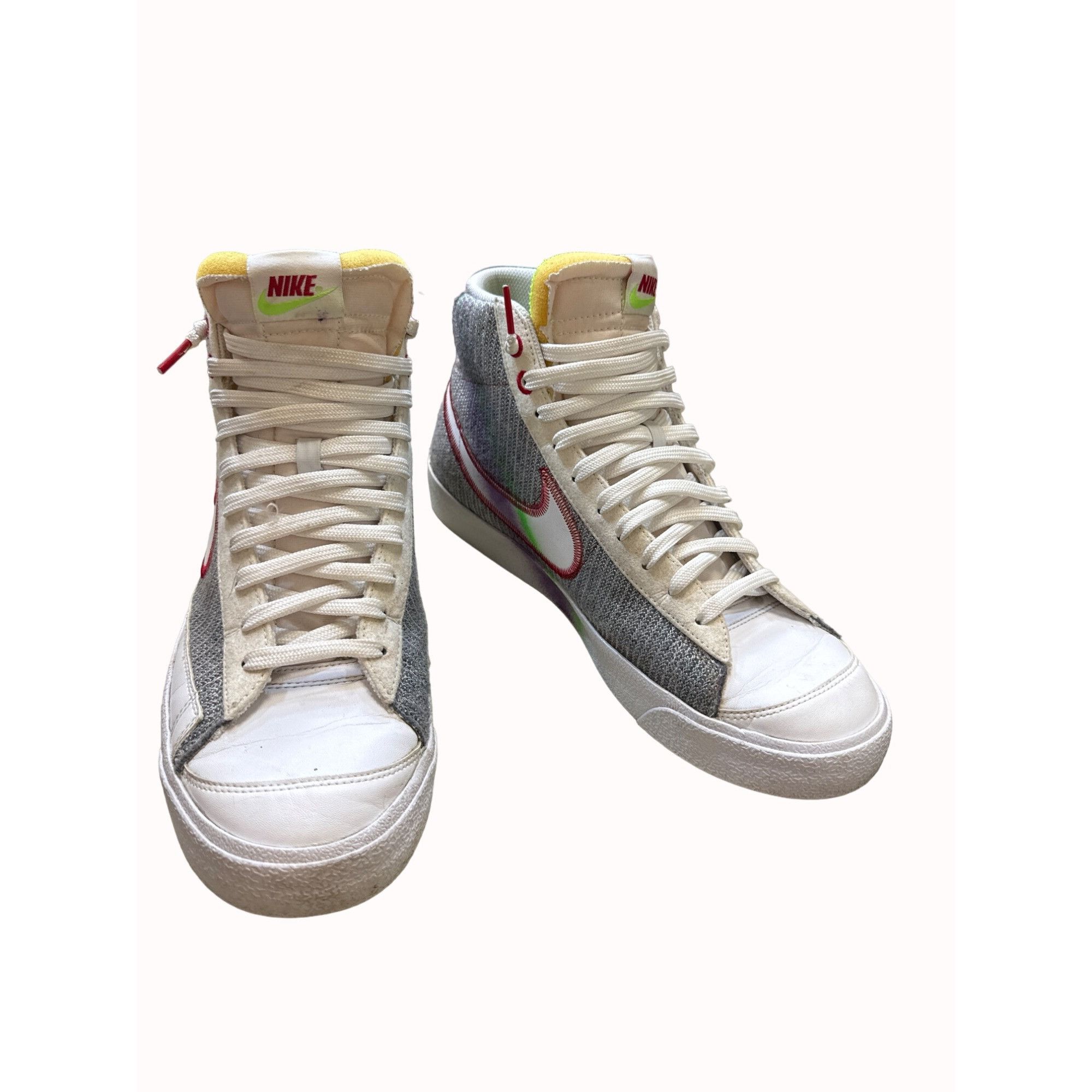 Nike Blazer mid 77 recycled jerseys gray red men's basketbal