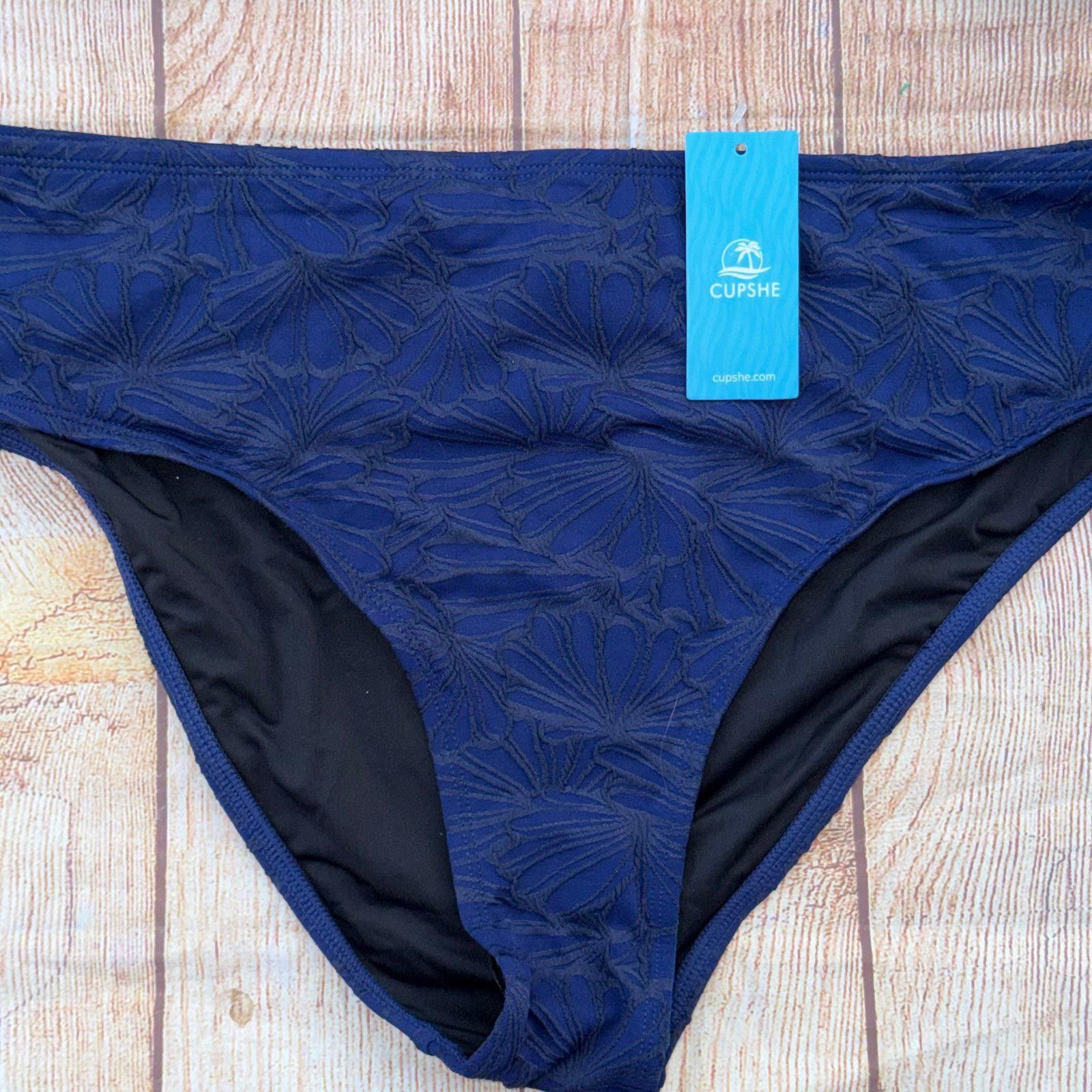 Other Cupshe One Shoulder Scallop Edge XL Bikini Set NWT Size ONE SIZE - 3 Thumbnail