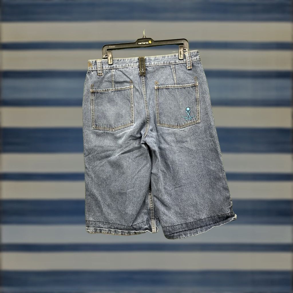 Vintage US Polo Assn. Jeans Shorts Mens 36 Denim Cargo 5-Pocket Baggy Grunge 90s Hip Hop Size US M / EU 48-50 / 2 - 1 Thumbnail