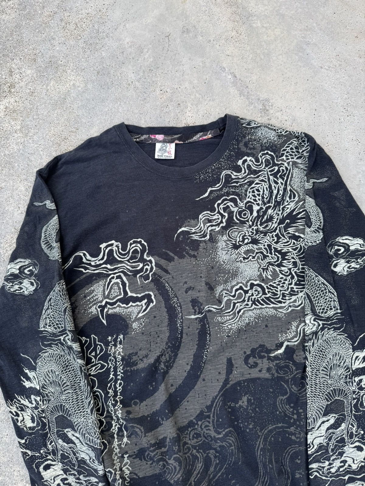 Dogtown Dogtown Japanese Black Dragon Sukajan Tattoos Tees Size US L / EU 52-54 / 3 - 2 Thumbnail