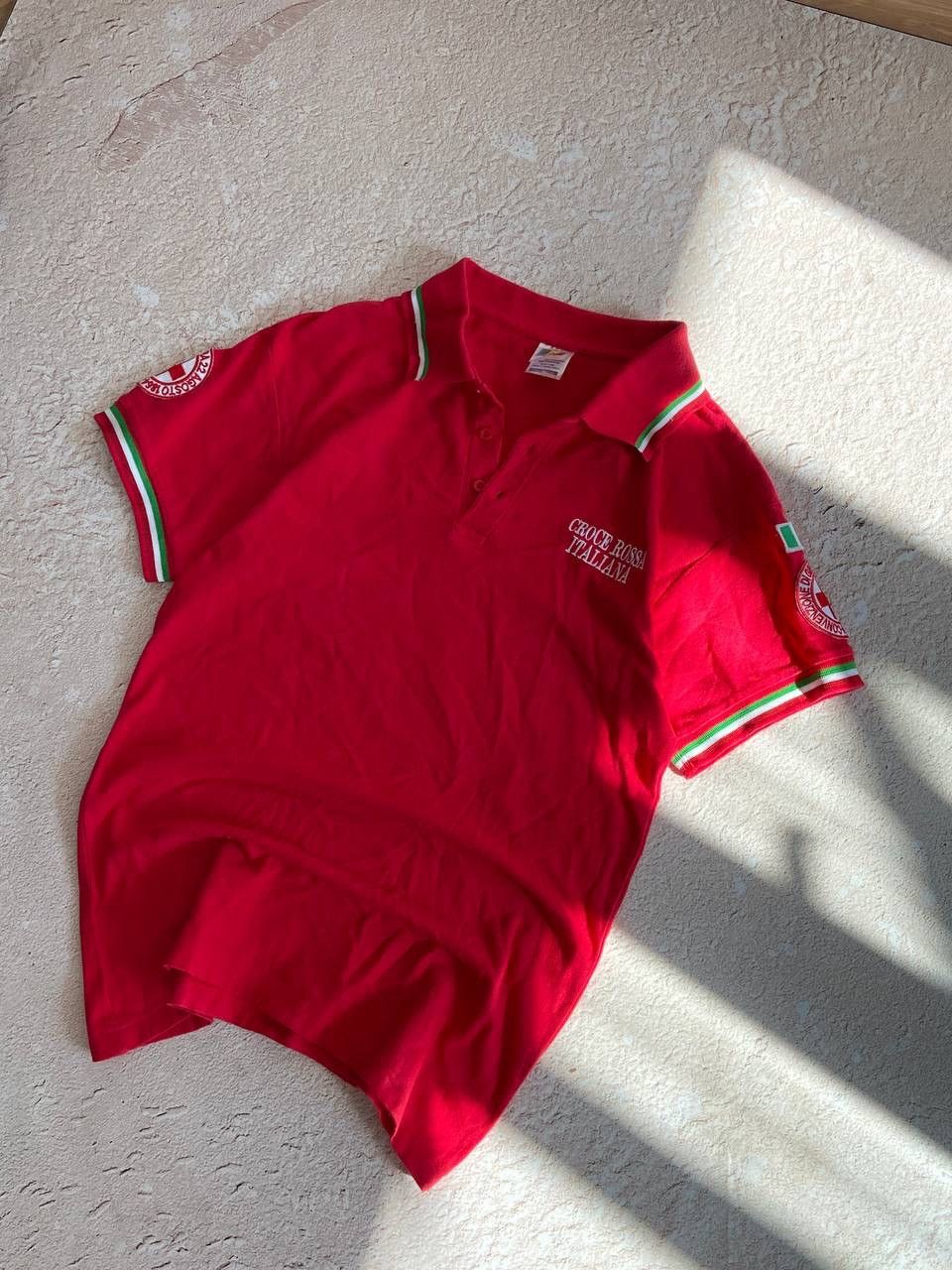 Polo Ralph Lauren × Vintage Polo Ralph Lauren style Italy distressed rugby polo Size US M / EU 48-50 / 2 - 6 Thumbnail