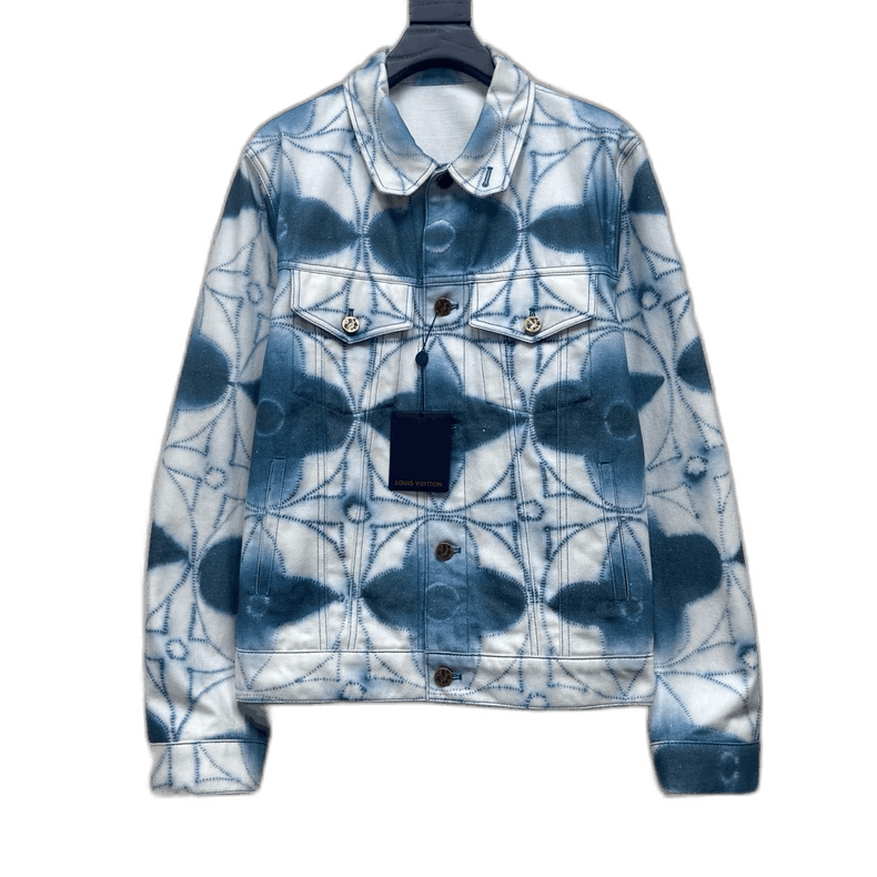 Louis Vuitton Louis Vuitton Tie-Dye Denim Jacket - dmc Size M / US 6-8 / IT 42-44 - 1 Thumbnail