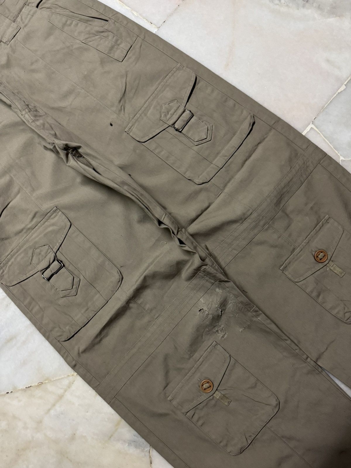 20471120 💥BAGGY💥90s JAPANESE INSANE POCKET BAGGY CARGO PANTS Size US 30 / EU 46 - 6 Thumbnail