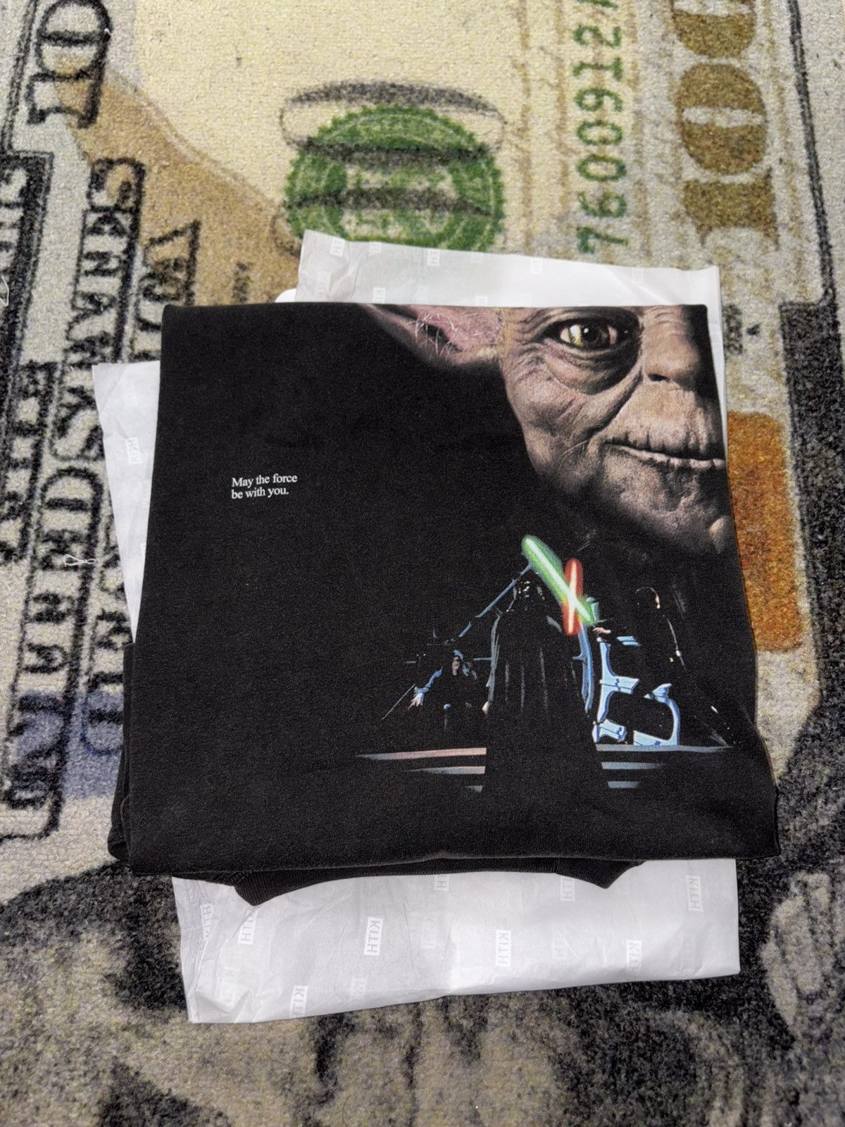 Kith × Star Wars Kith x Star Wars Yoda Vintage Tee Black PH Size US M / EU 48-50 / 2 - 2 Thumbnail