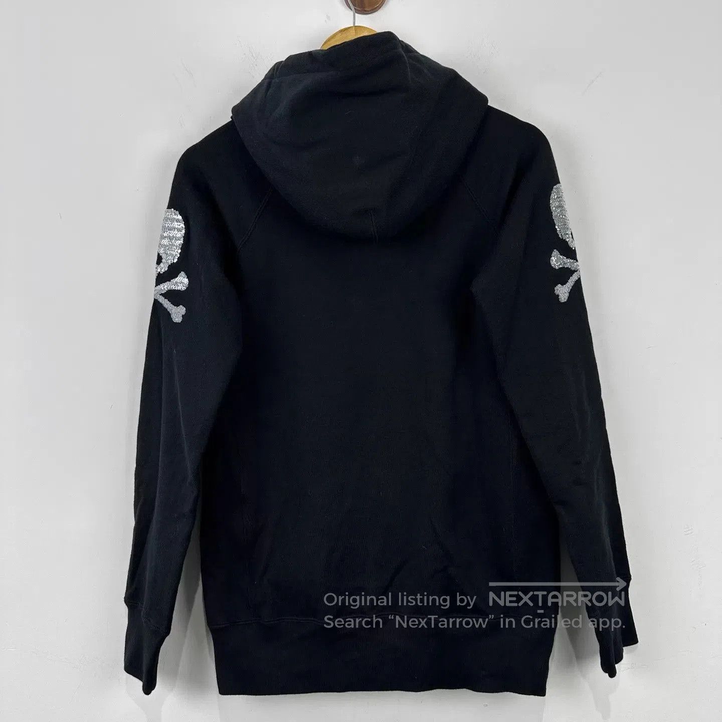Mastermind Japan Black Sequin Skull Crossbones Hoodie. Size US XS / EU 42 / 0 - 2 Thumbnail
