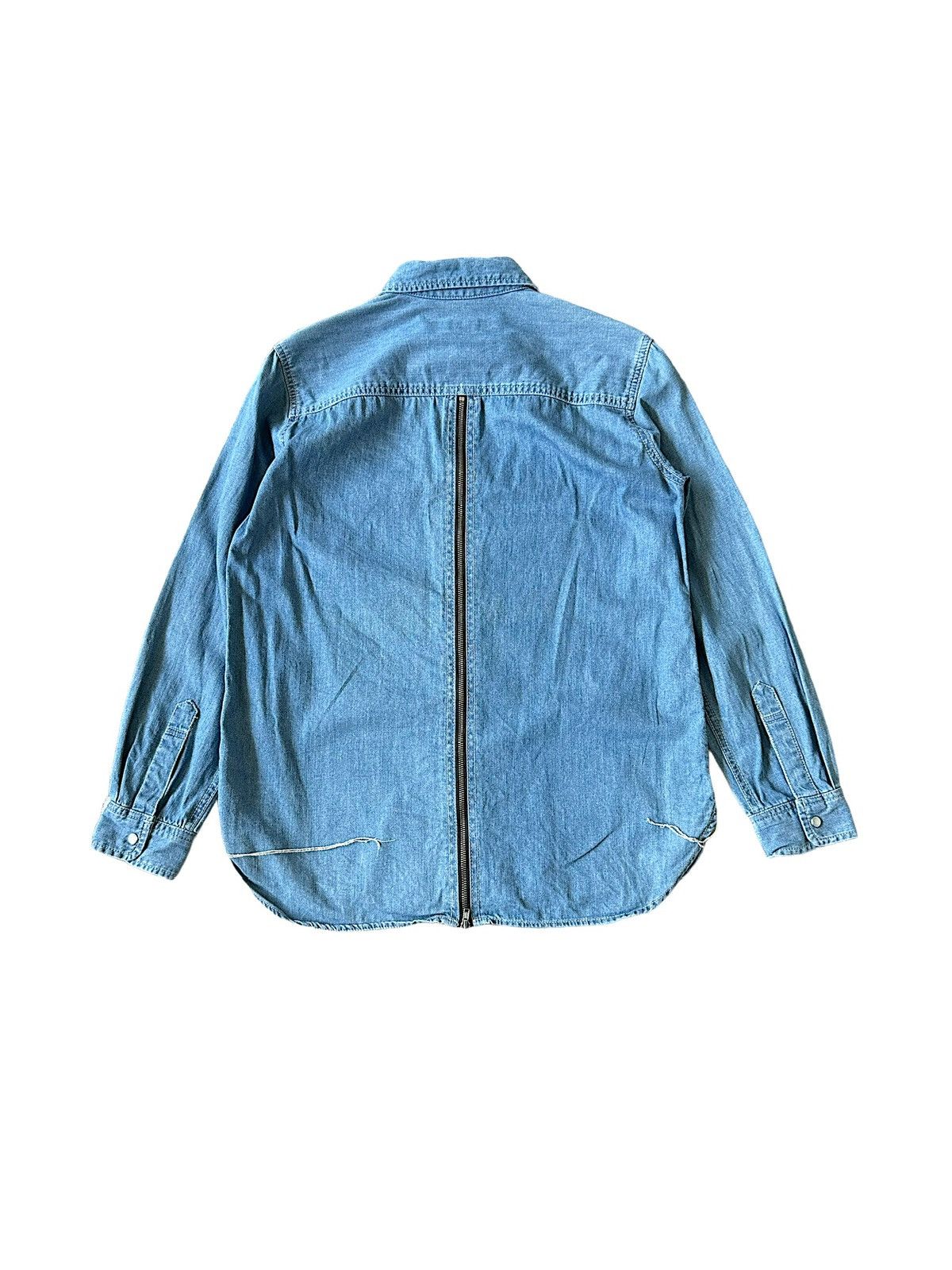 Hysteric Glamour 00’s World Wide Love punk denim shirt Size US M / EU 48-50 / 2 - 3 Thumbnail