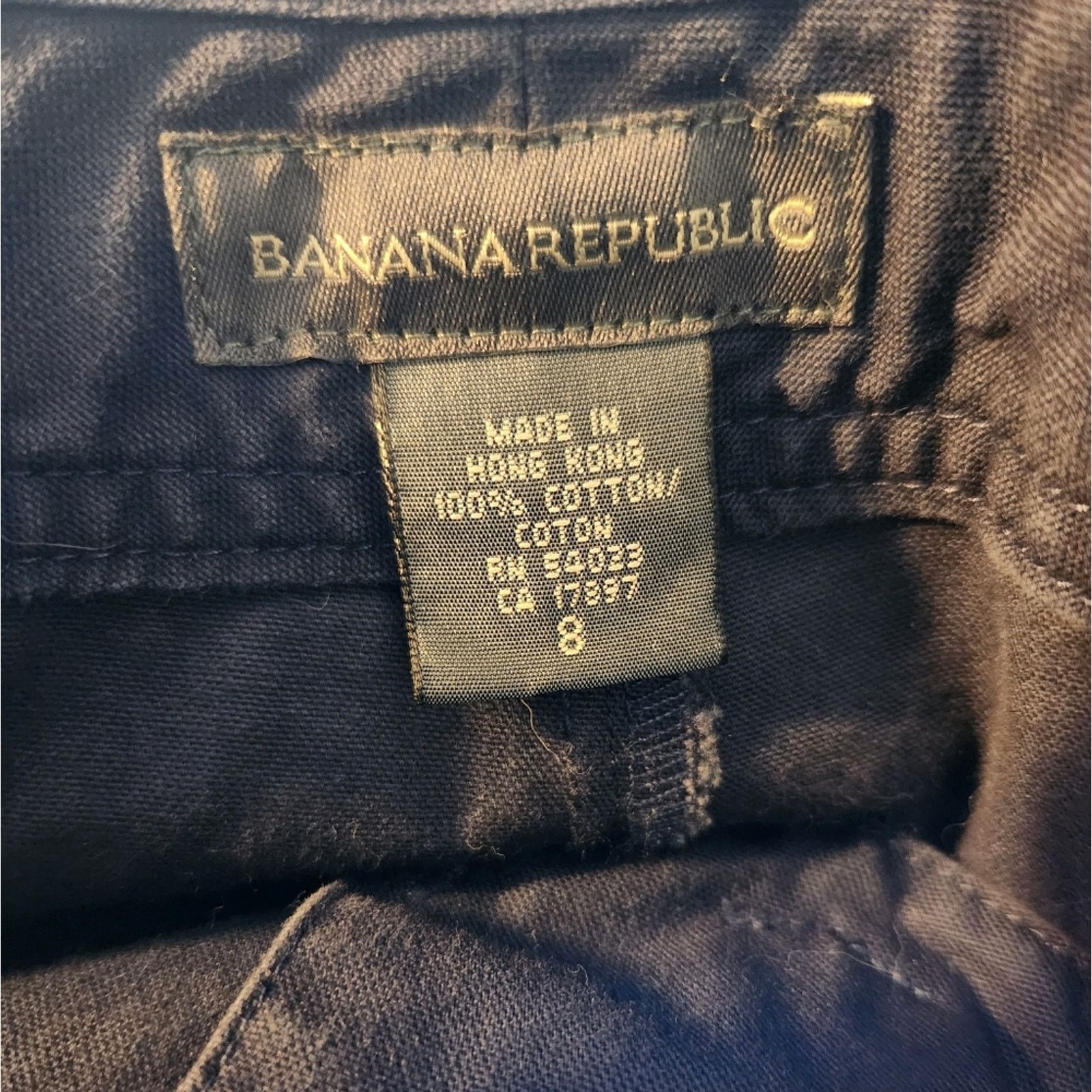 Banana Republic Banana Republic Nautical Y2K Lace front Cotton Twill Pants 8 Size 30" / US 8 / IT 44 - 5 Thumbnail
