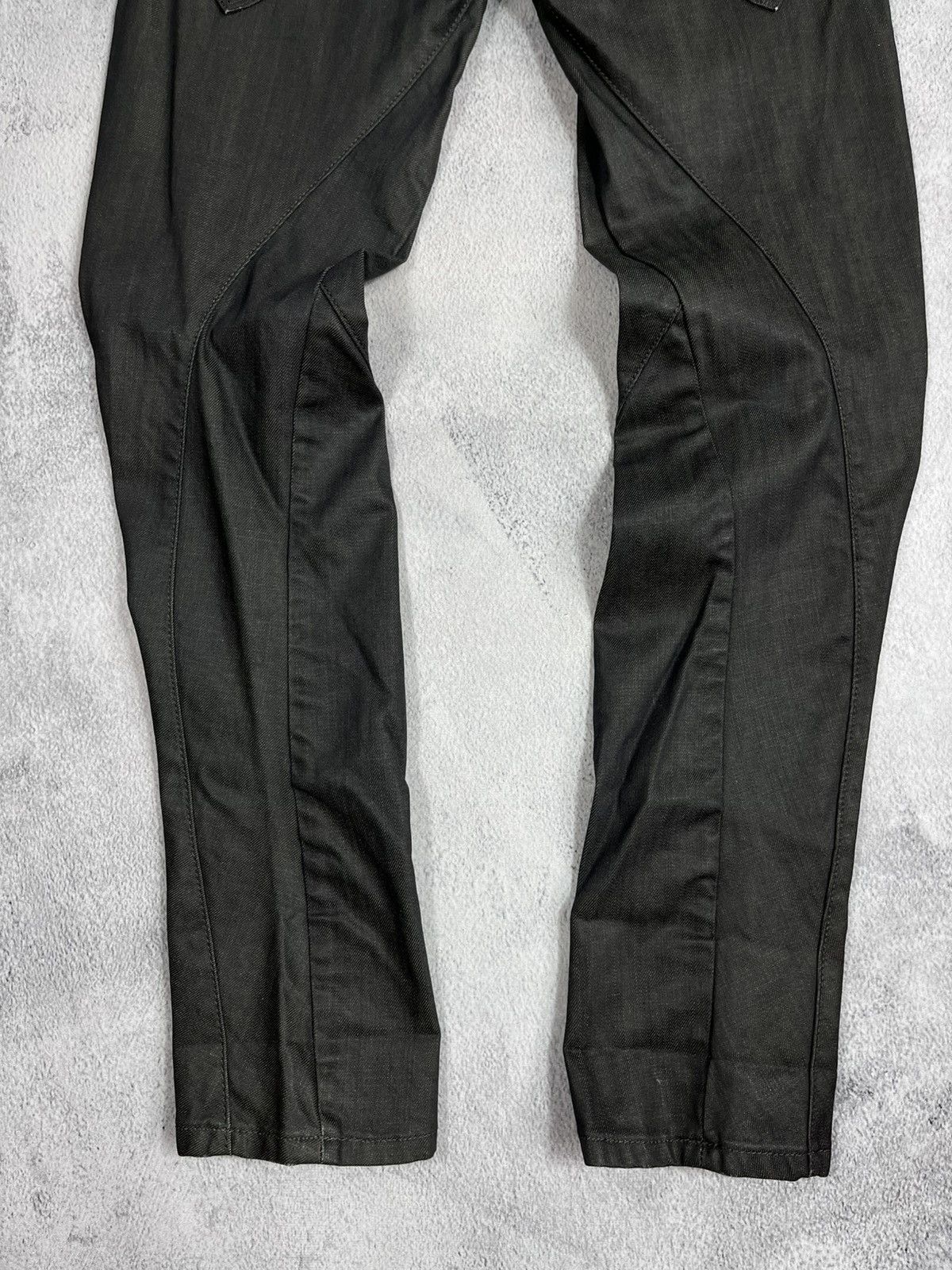 Vintage Vintage Y2K Japanese tapered low rise jeans waxed style 27 Size 27" / US 4 / IT 40 - 7 Thumbnail