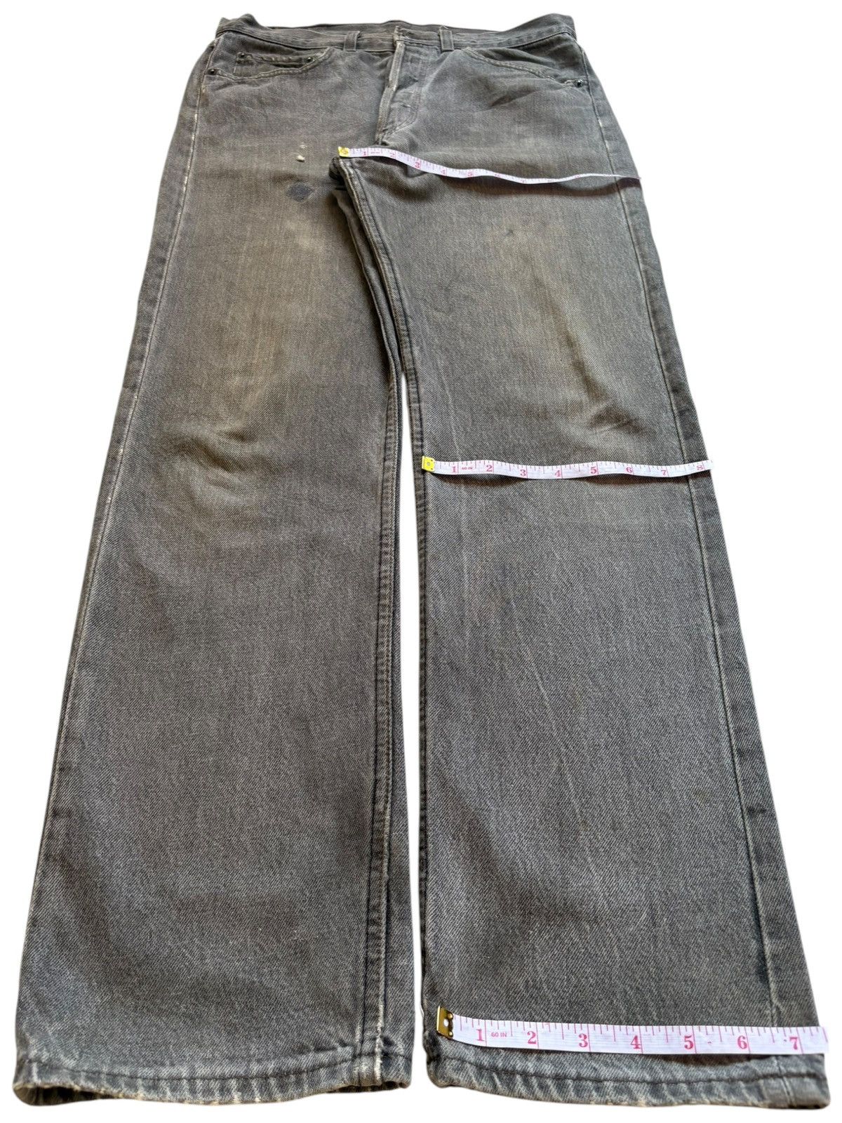 Levi's Vintage 90s Levis Mud Wash Distressed Jeans Size US 31 - 13 Thumbnail