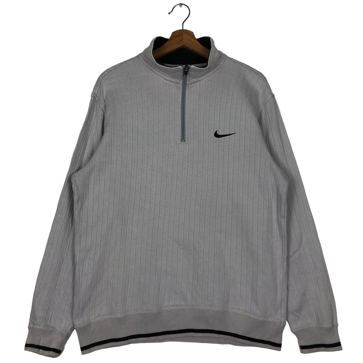 Nike 🔥Vintage Nike Sweatshirt Anorak Pull Over Streetwear Size US L / EU 52-54 / 3 - 1 Thumbnail