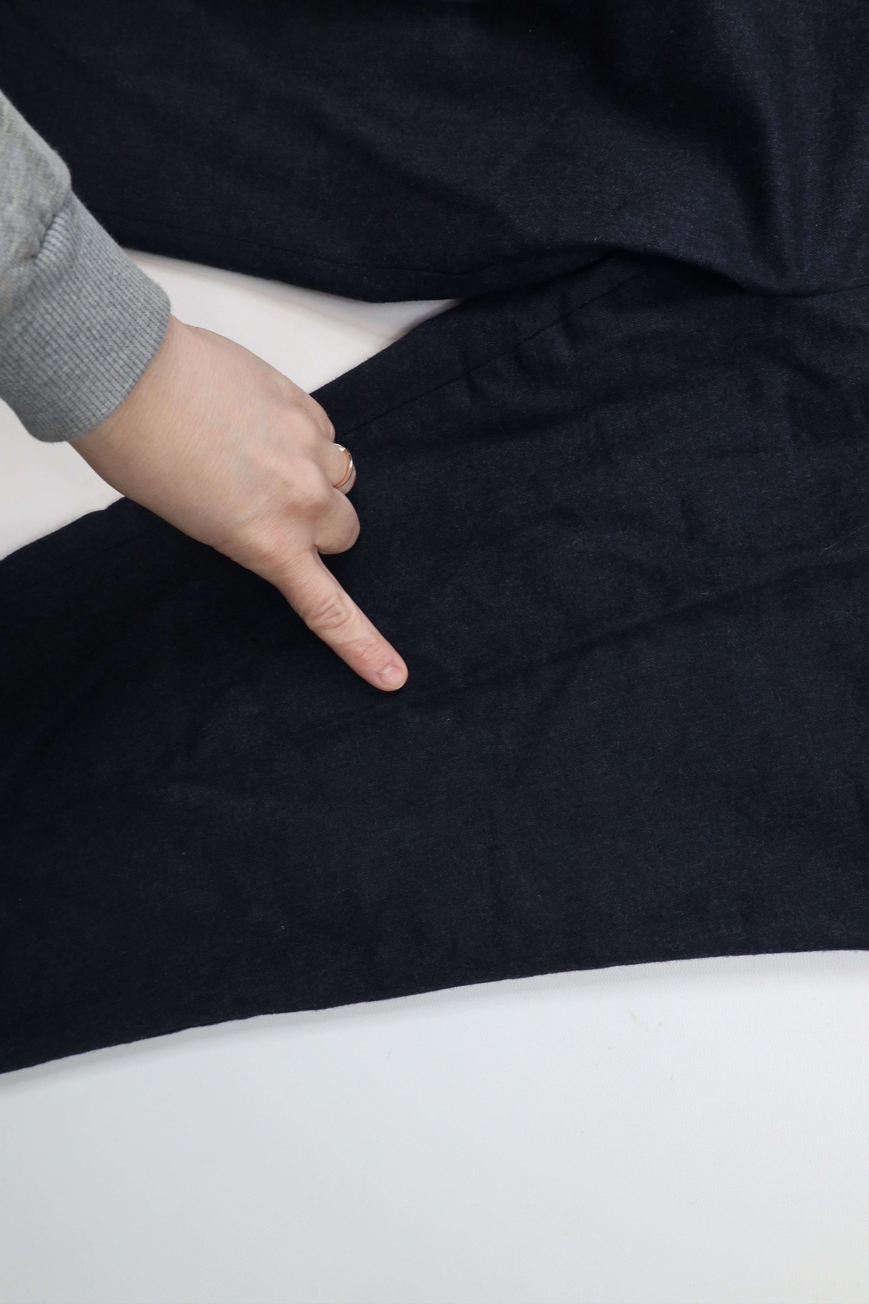 Vintage Vintage 90s Streetwear Wool Wide Leg Chino Pants Blue USA Size US 32 / EU 48 - 6 Thumbnail