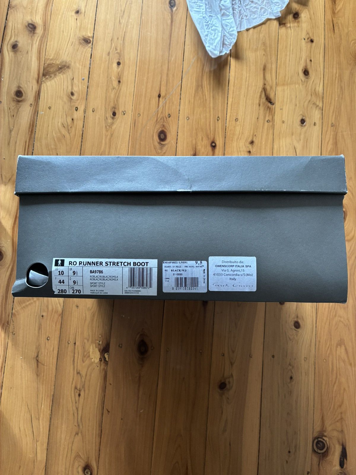 Adidas × Rick Owens RICK OWENS ADIDAS RUNNER STRETCH BOOT SOCK RAMONES GEOBASKET Size US 10 / EU 43 - 3 Thumbnail