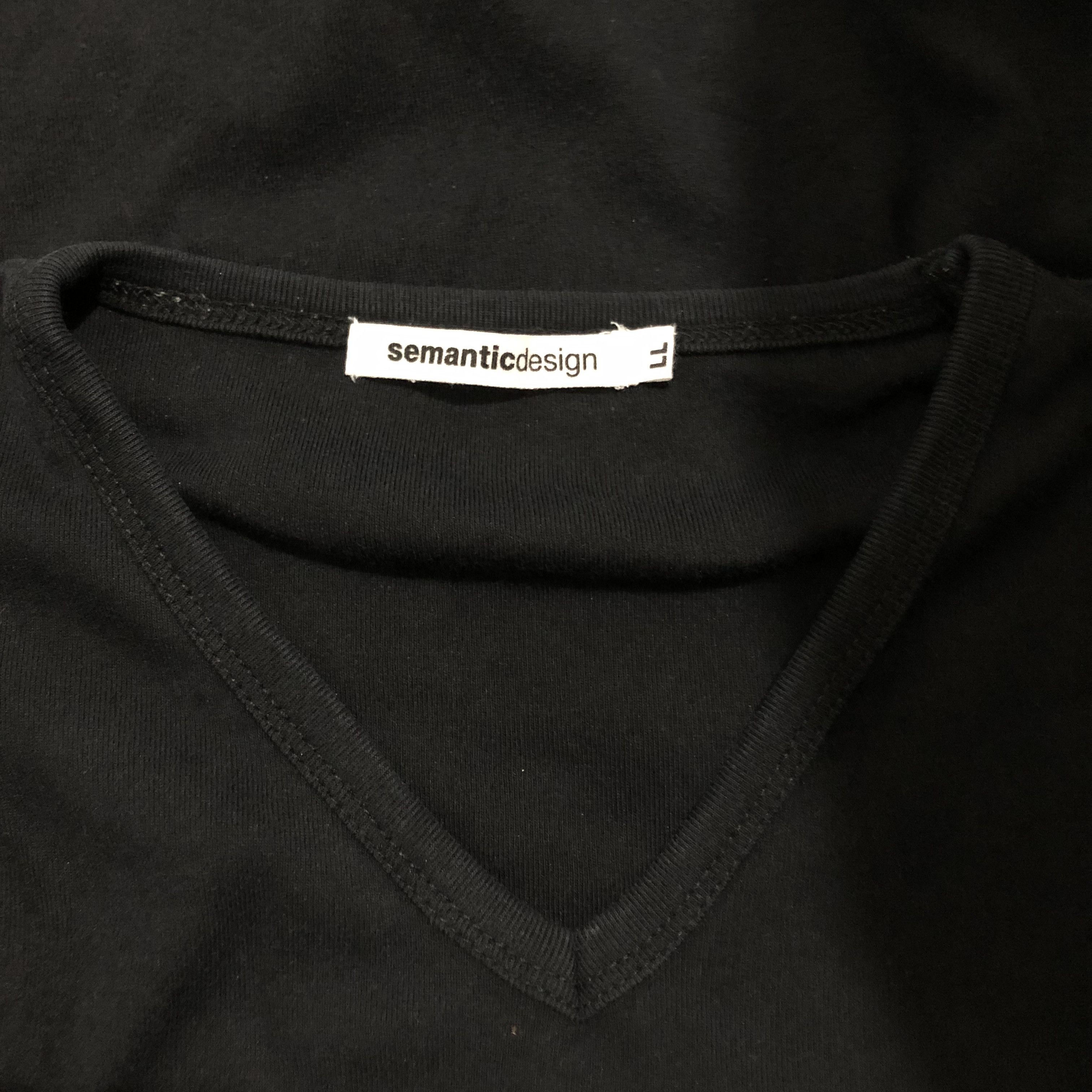 semanticdesign Y2K Sematic Design Words Tee Japanese Brand Size US S / EU 44-46 / 1 - 2 Thumbnail