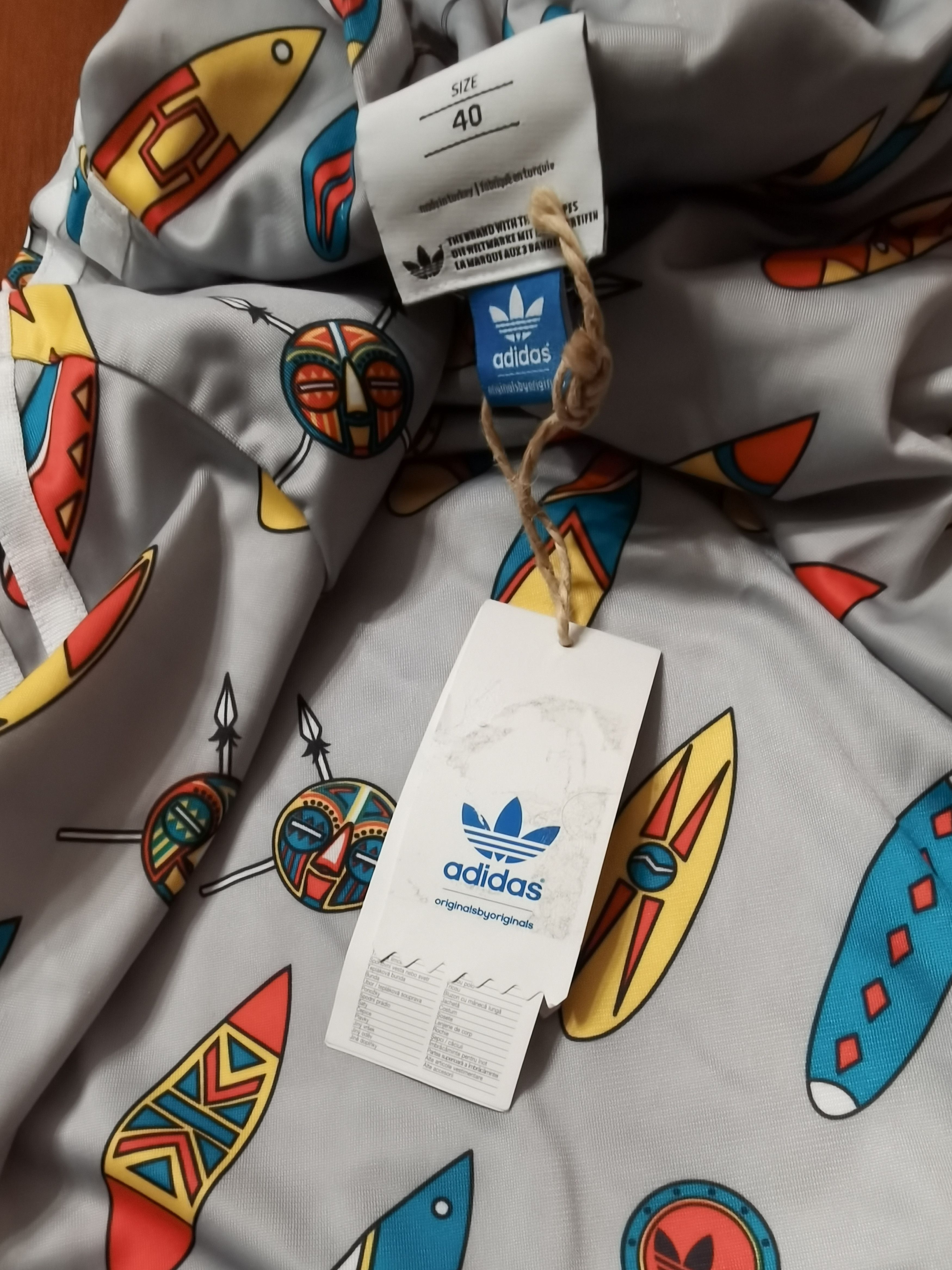 Adidas × Jeremy Scott Adidas Jeremy Scott African Surfboards Dress Jumper M P14055 Size M / US 6-8 / IT 42-44 - 4 Thumbnail