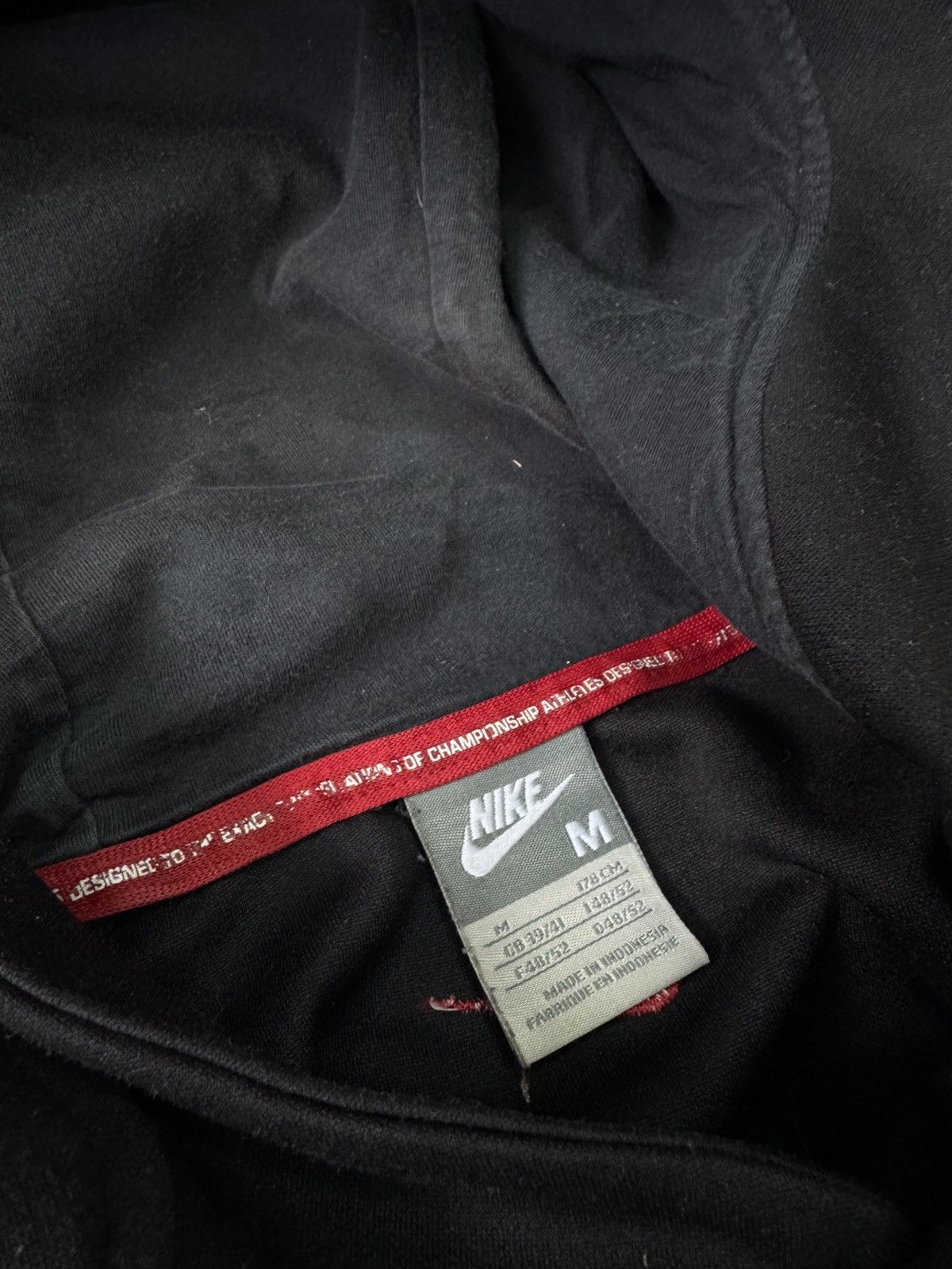 Nike × Vintage NIKE VINTAGE 00s y2k OVERSIZE BAGGY ZIP HOODIE CENTER LOGO Size US M / EU 48-50 / 2 - 6 Thumbnail