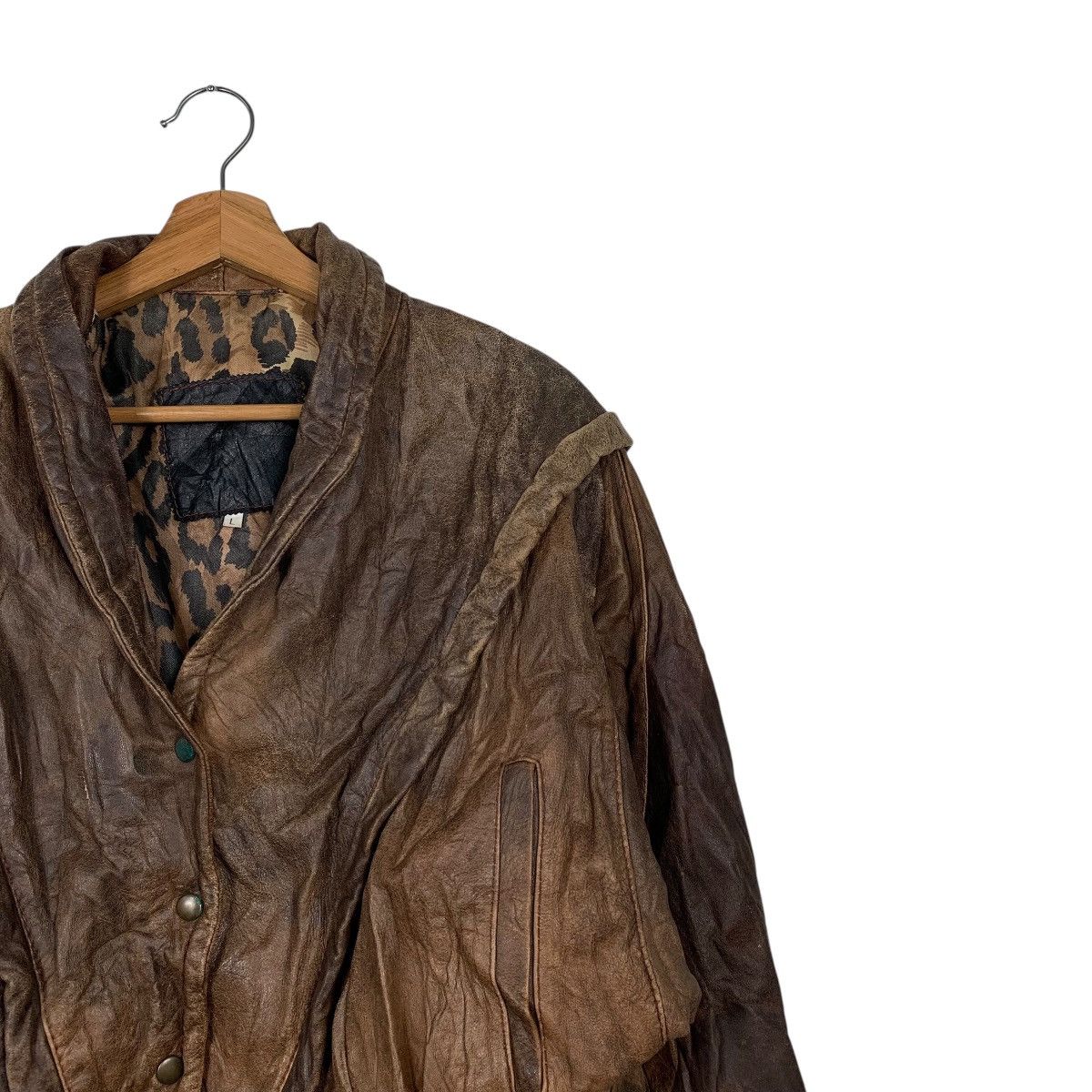 Japanese Brand Japanese Brand Leather Jacket Size L / US 10 / IT 46 - 5 Thumbnail