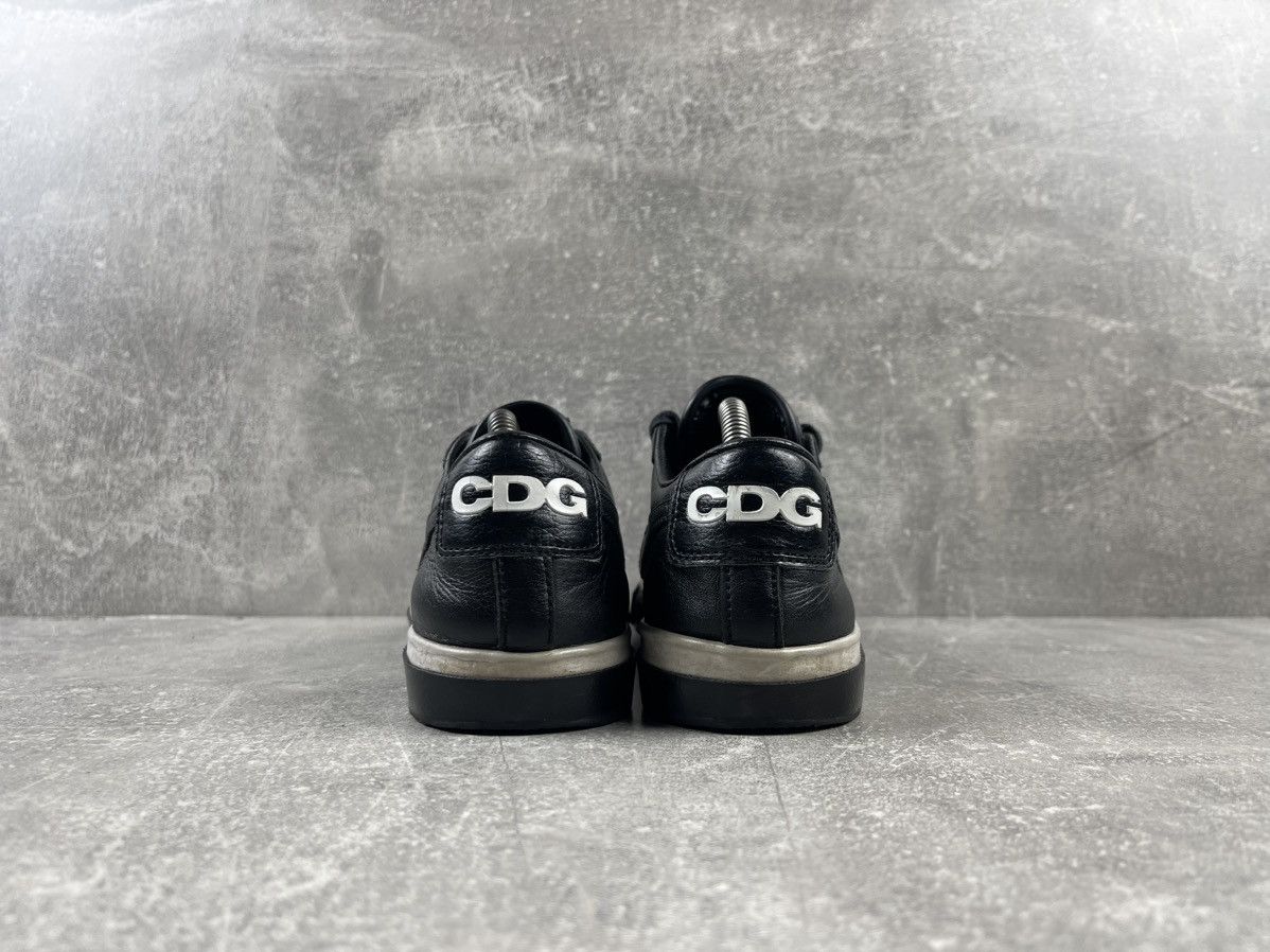 Comme des Garcons × Nike Nike Blazer & CDG Comme Des Garcons Black Leather Sneakers Size US 8 / IT 38 - 6 Thumbnail