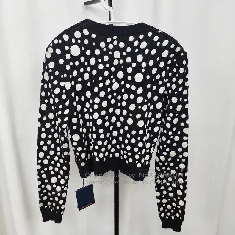 Louis Vuitton Louis Vuitton Polka-dot Sweater Size L / US 10 / IT 46 - 2 Thumbnail