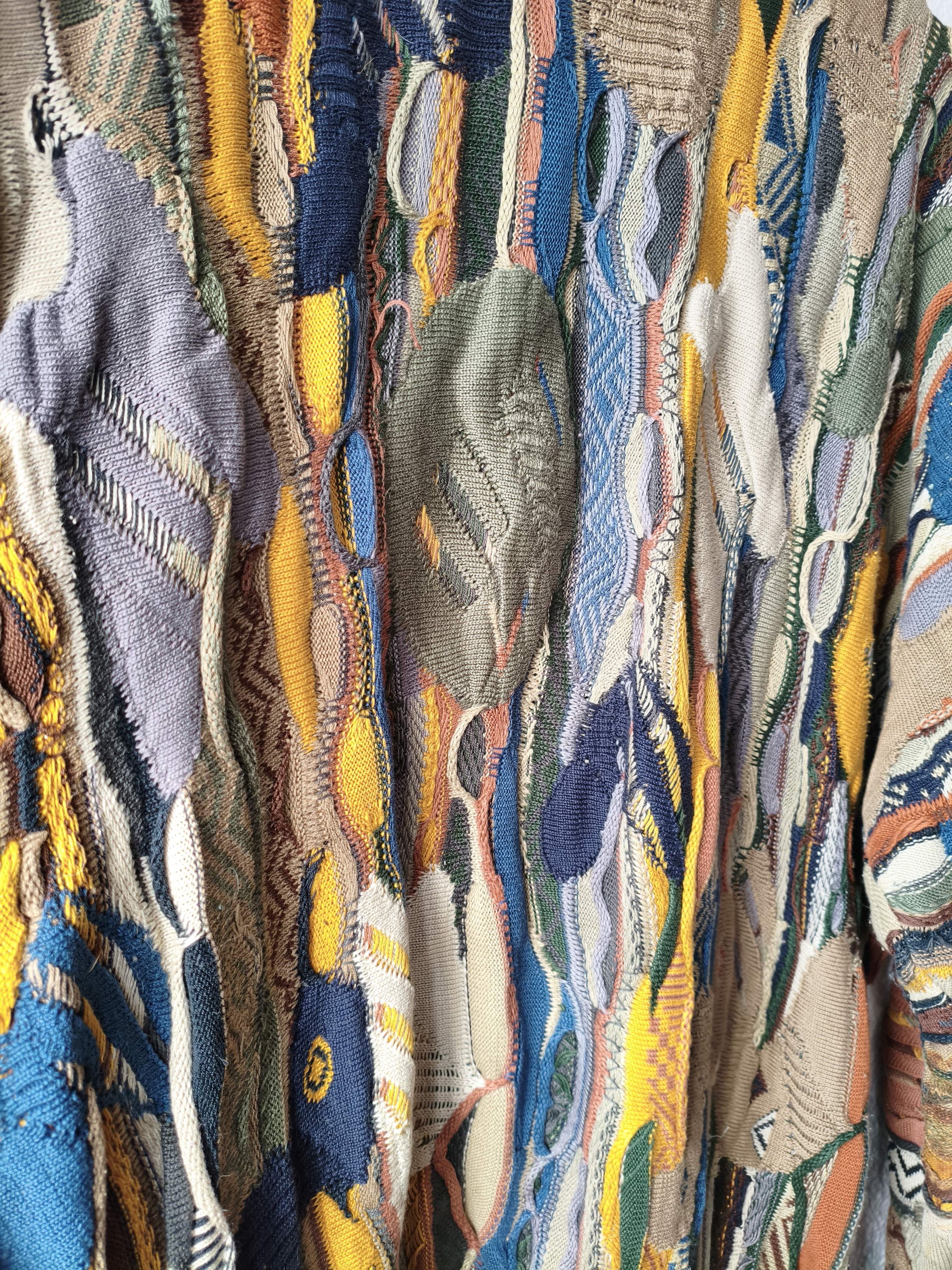Coogi Vintage 90s COOGI Cardigan Mercerized Cotton Notorious Size US XL / EU 56 / 4 - 5 Thumbnail