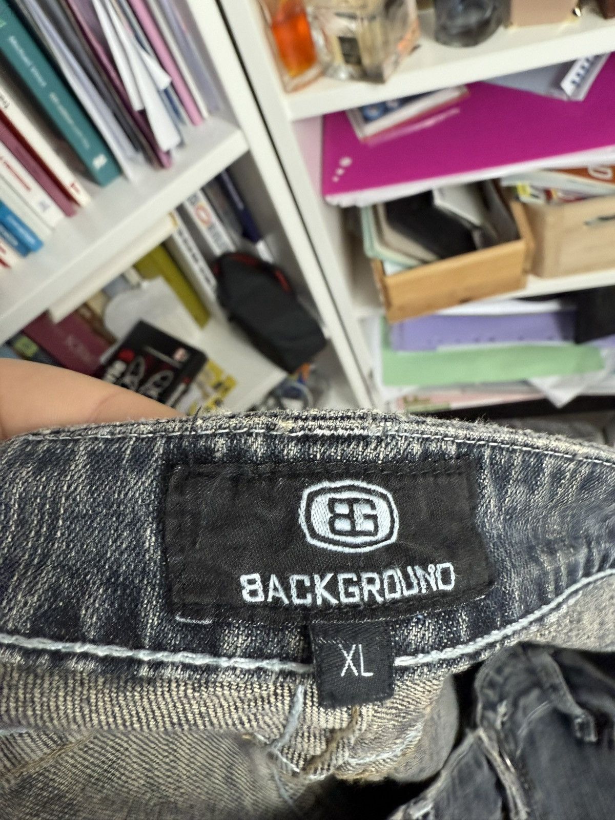 Japanese Brand Vintage y2k washed grey avantgarde denim pants opium archive Size 32" / US 10 / IT 46 - 5 Thumbnail