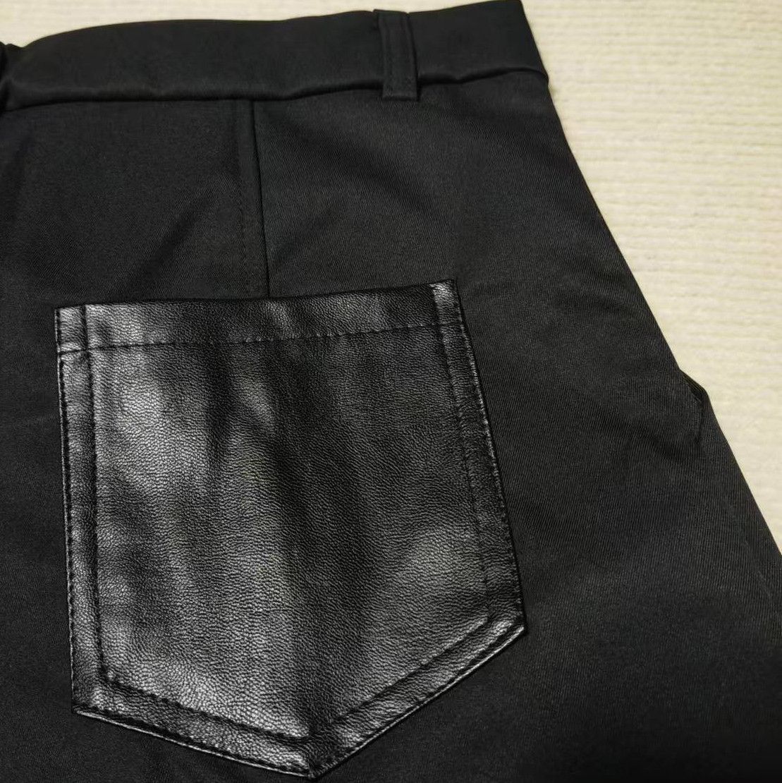Japanese Brand × Jean Patchwork Wide Leg Zipper Pants Size US 30 / EU 46 - 4 Thumbnail