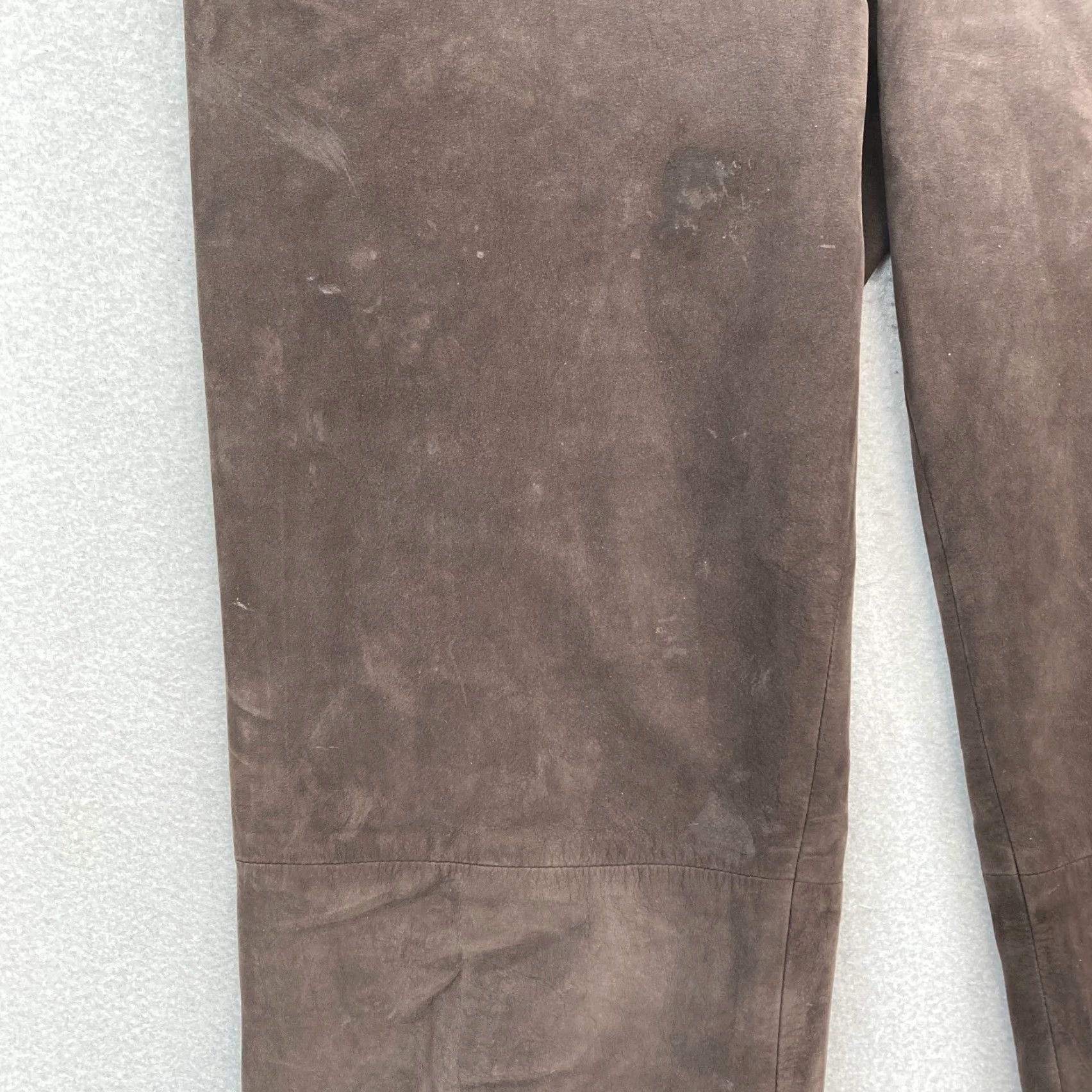 Nine West Vintage Nine West Leather Pants Women's 4 Brown Lined Straight Leg 5-Pocket USA Size 27" / US 4 / IT 40 - 5 Thumbnail