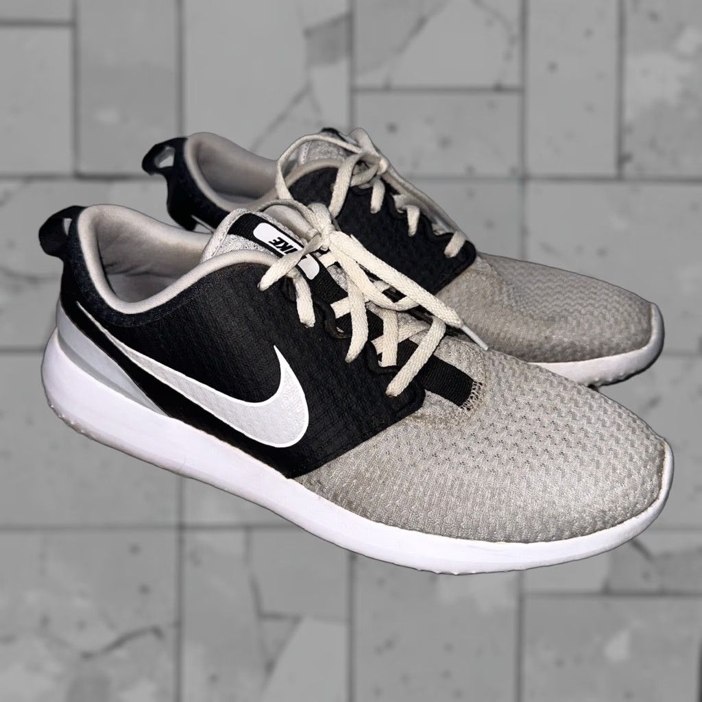 Nike VINTAGE Nike Men’s Roshe G Golf Sneakers Size 9 Black Gray Athletic Shoes Mens Size US 9 / EU 42 - 1 Thumbnail