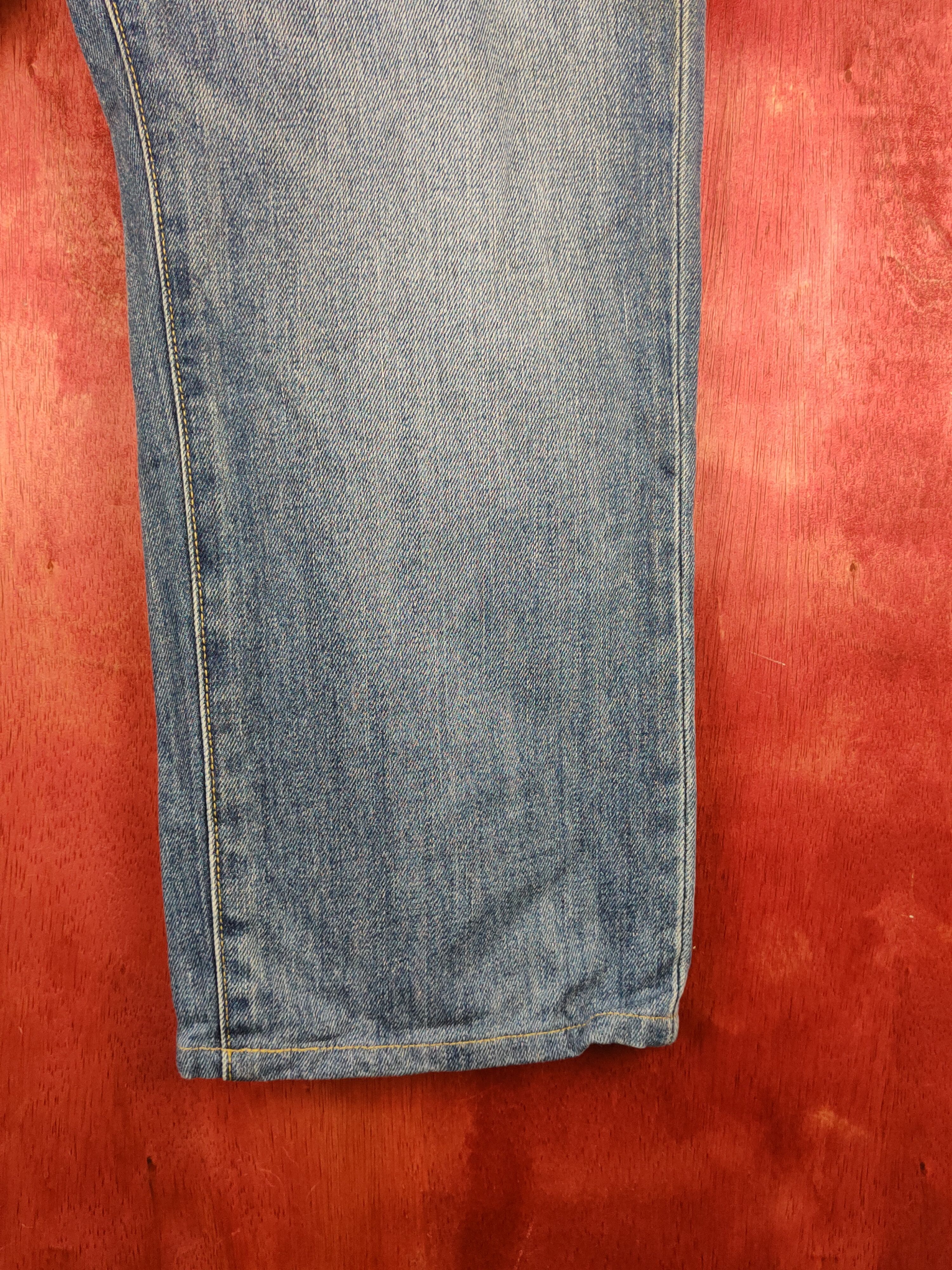 Japanese Brand Uniqlo Blue Distressed Ripped Jeans #S2144 Size US 38 / EU 54 - 6 Thumbnail