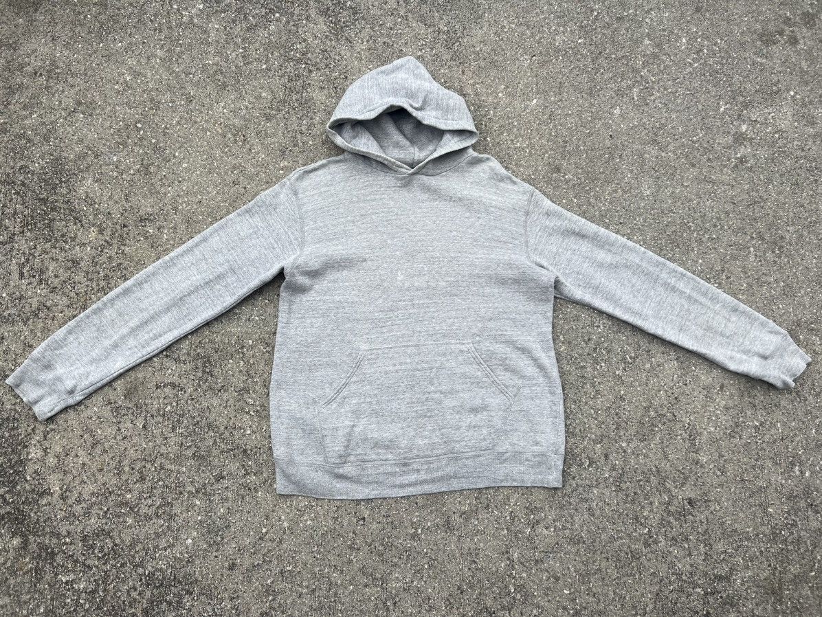 Vintage Vintage 90s Ozone Rocks Japan Grey Hoodie Sweater Size US M / EU 48-50 / 2 - 16 Thumbnail