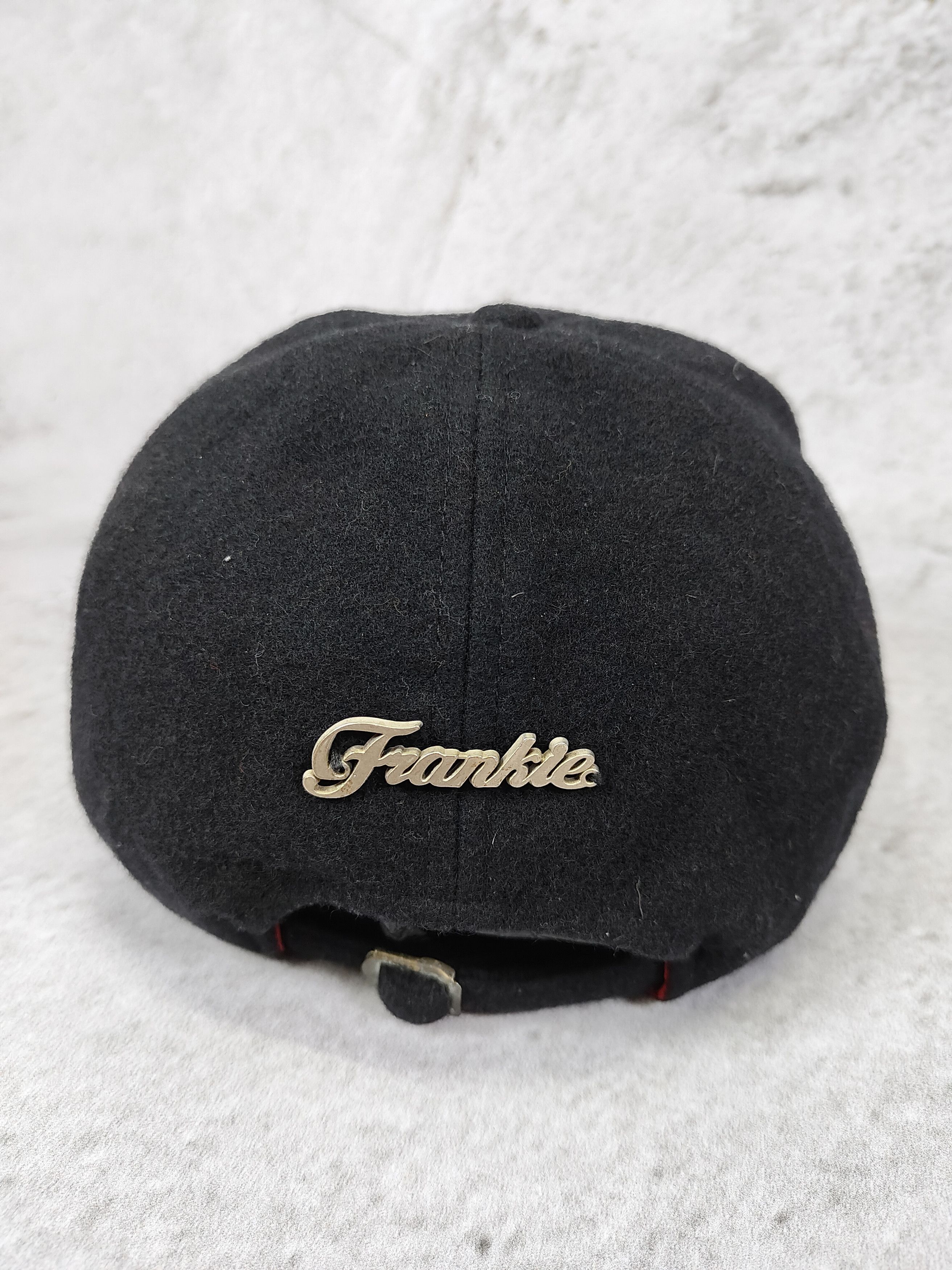 Frankie Morello 00s Frankie Morello-Archive Script Logo Embroidered Wool Cap Size ONE SIZE - 5 Thumbnail