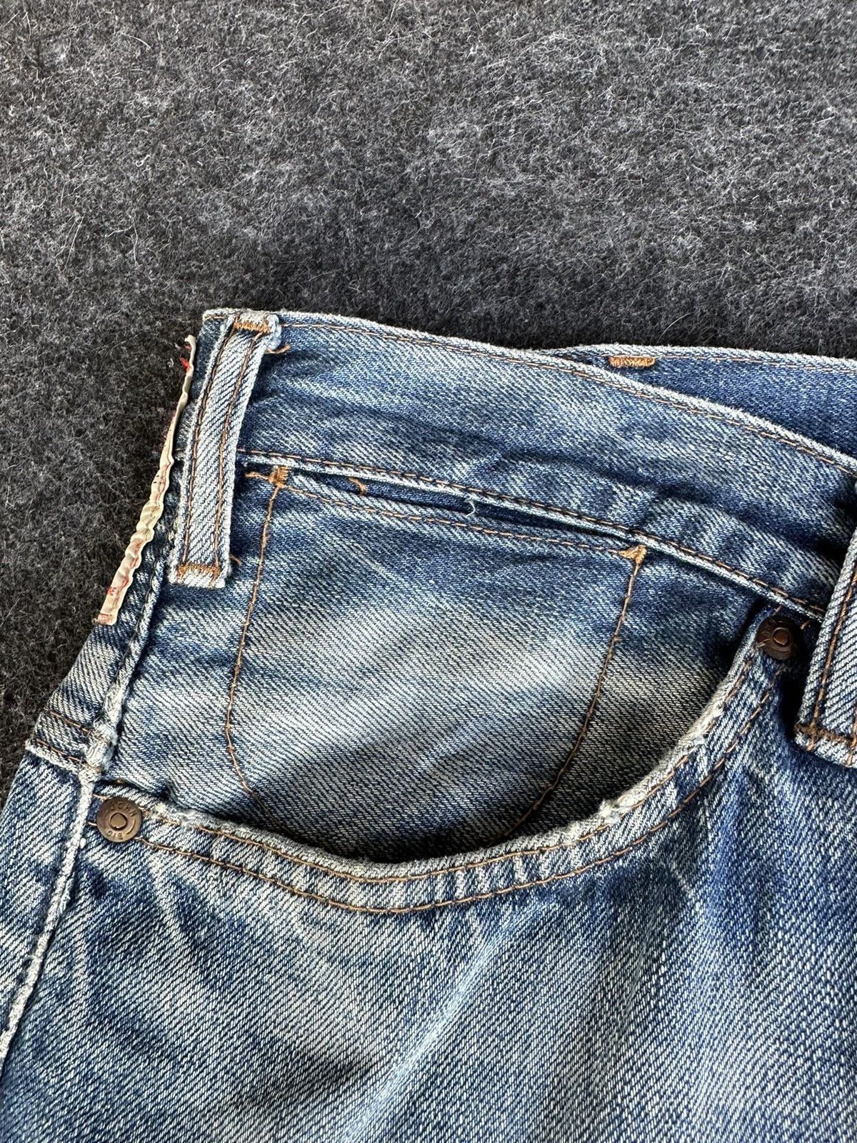 Big John Vintage Big John Loose Washed Denim D500 Size US 38 / EU 54 - 12 Thumbnail