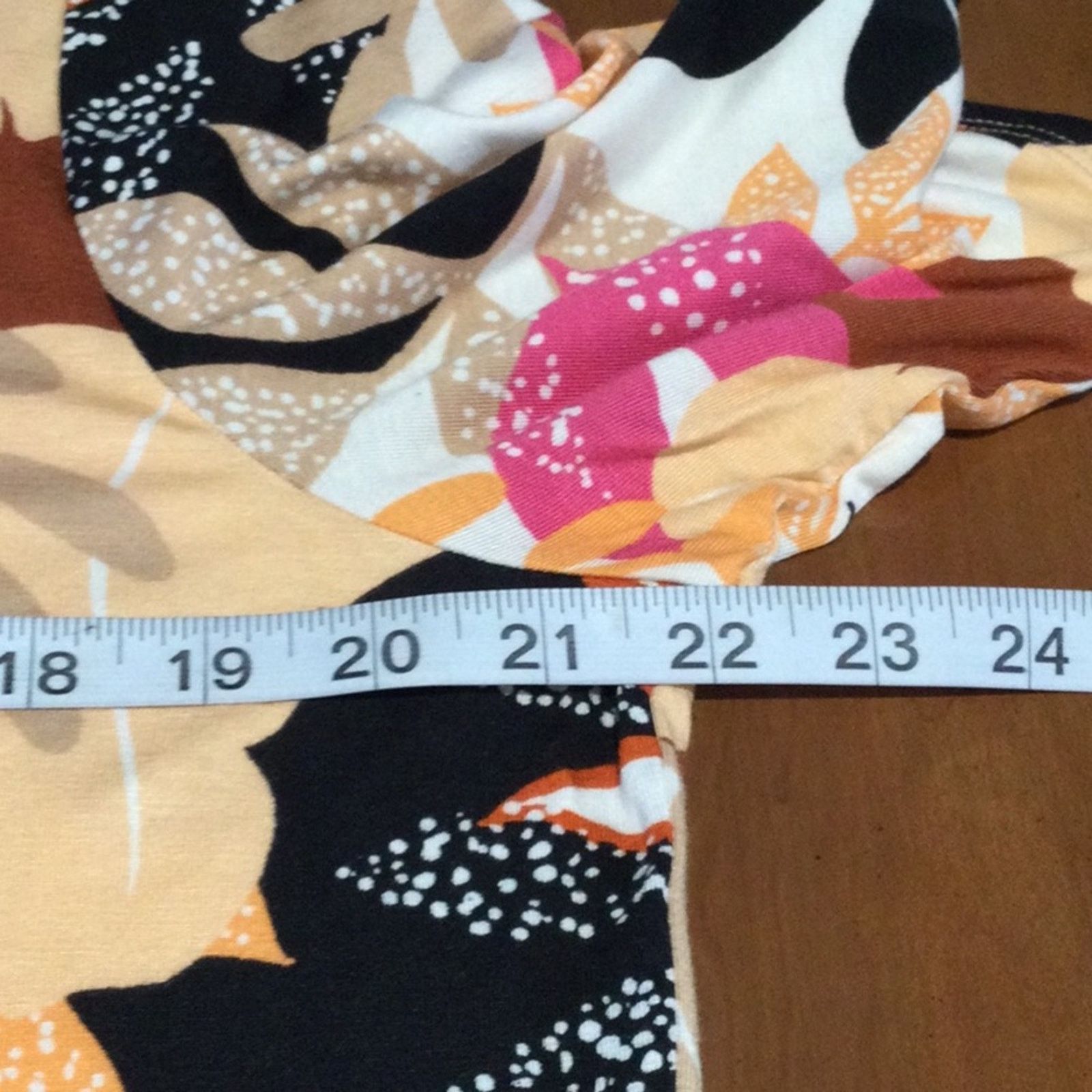 Apt. 9 Apt 9 Multicolor Foliage Print Soft 3/4 Sleeve Tunic Size XL Size XL / US 12-14 / IT 48-50 - 12 Thumbnail